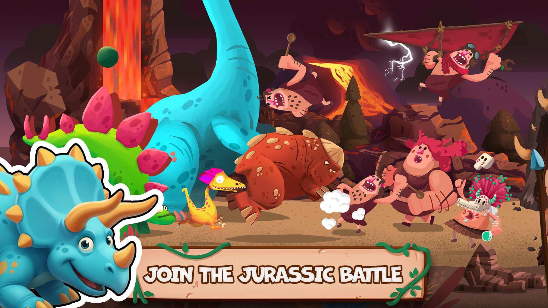 اسکرین شات 5 بازی Dino Bash: Dinosaur Battle