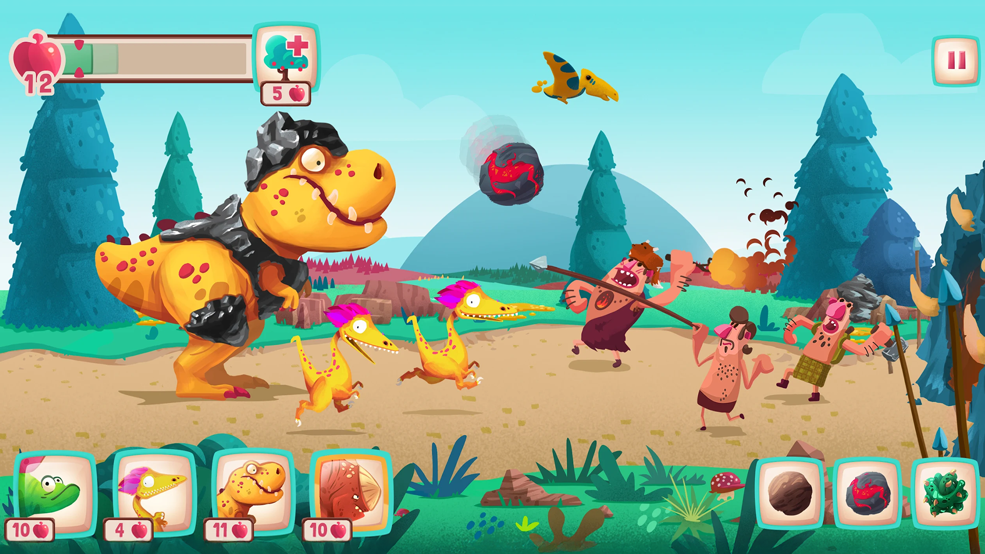 اسکرین شات 6 بازی Dino Bash: Dinosaur Battle