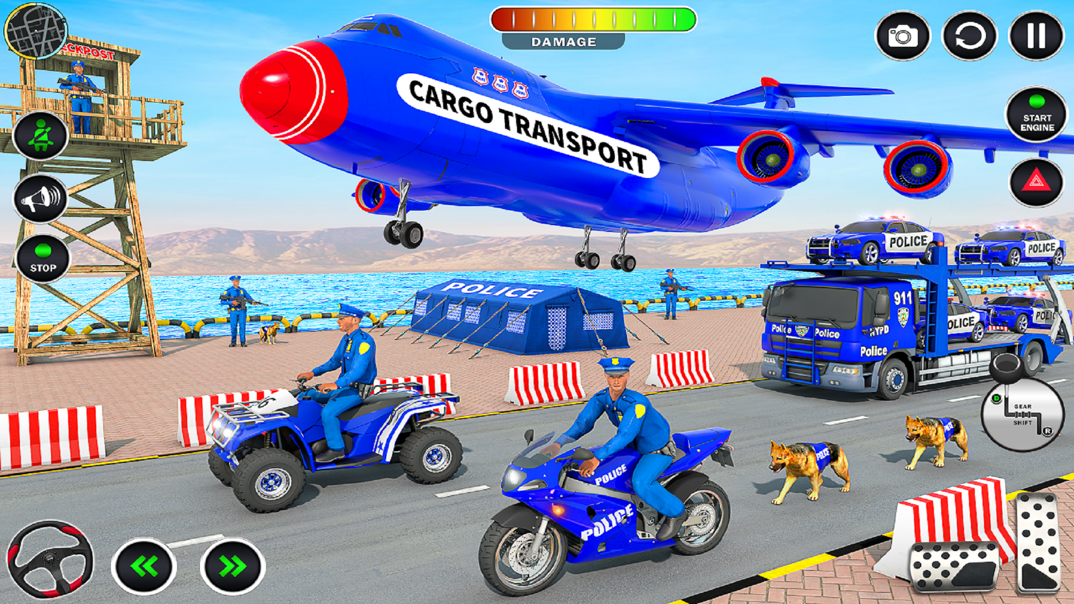 اسکرین شات 5 بازی Grand Police Cargo Police Game