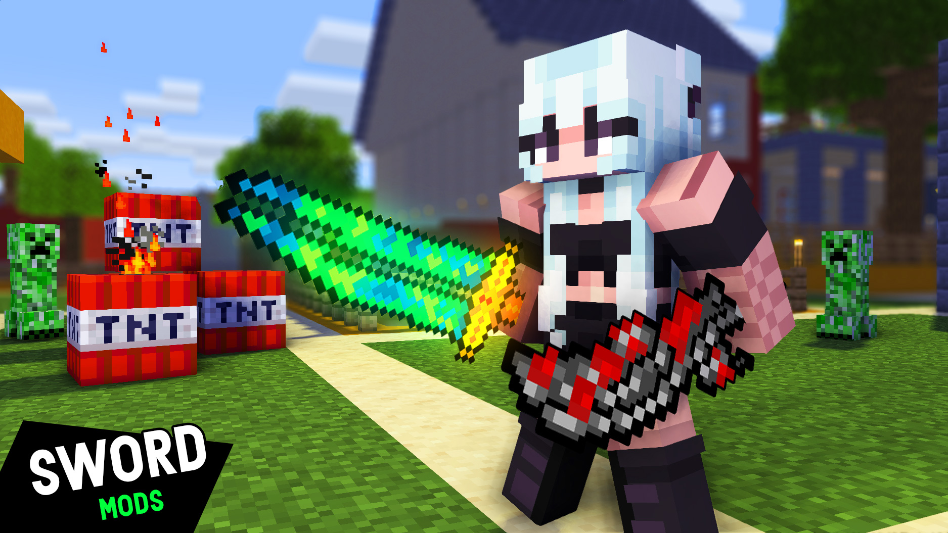 اسکرین شات 1 برنامه EPIC Sword Mod Minecraft