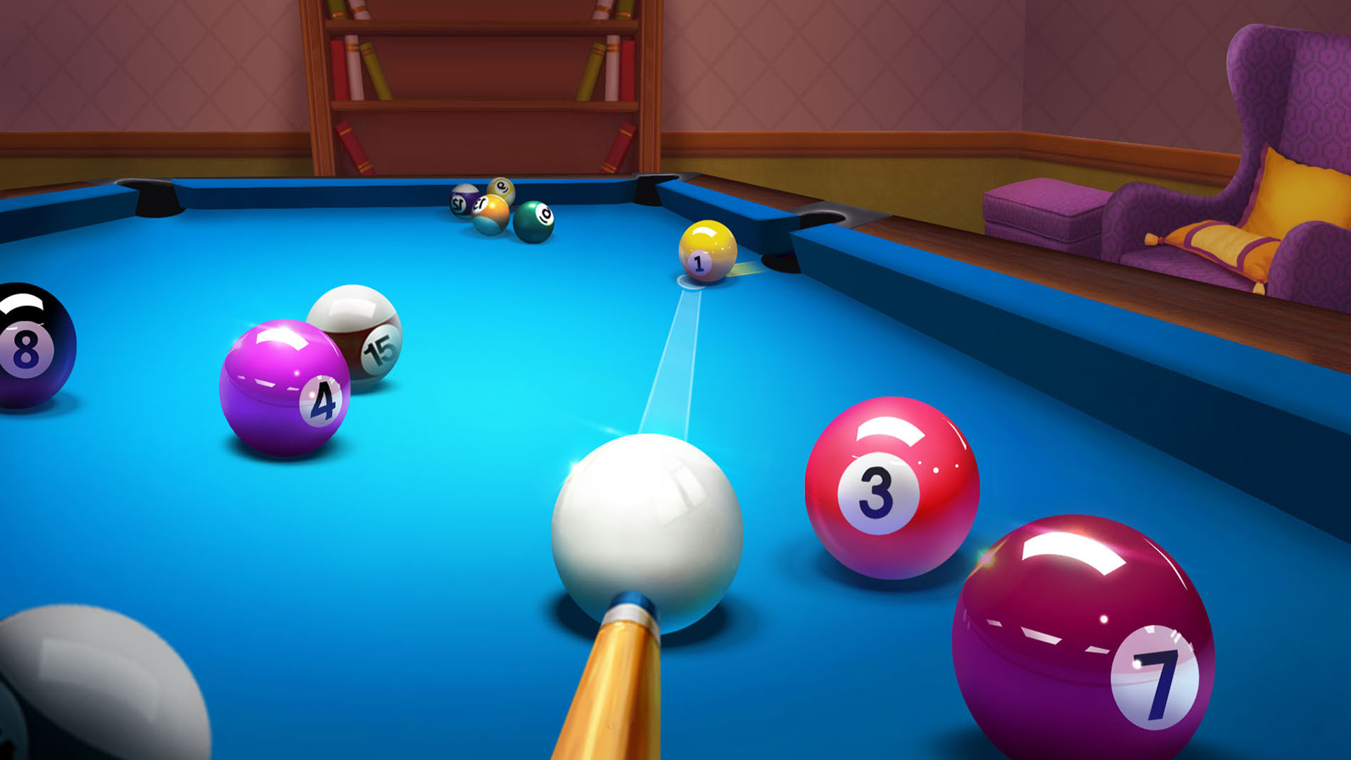 اسکرین شات 5 بازی 8 Pool Night:Classic Billiards