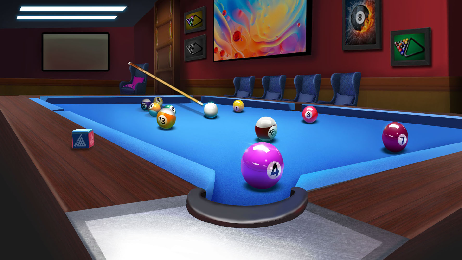 اسکرین شات 2 بازی 8 Pool Night:Classic Billiards