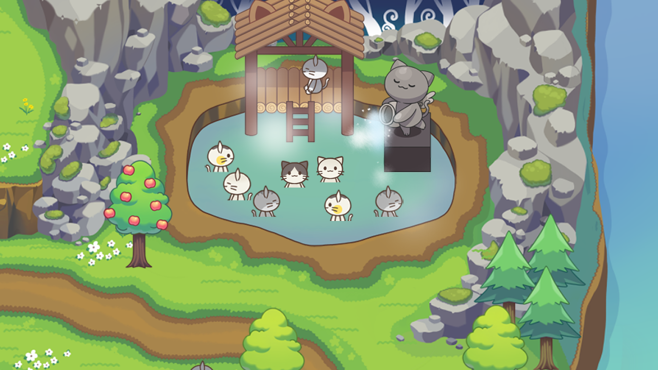 اسکرین شات 4 بازی Cat Forest - Healing Camp