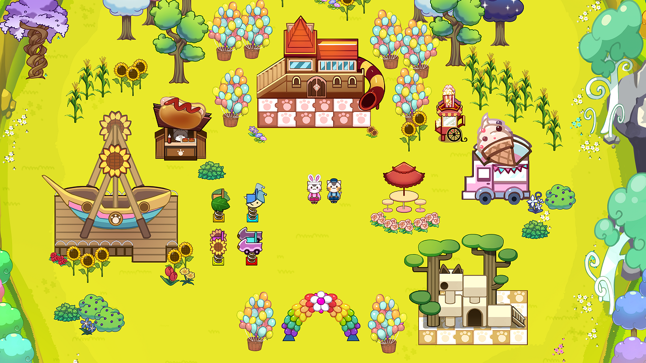 اسکرین شات 8 بازی Cat Forest - Healing Camp