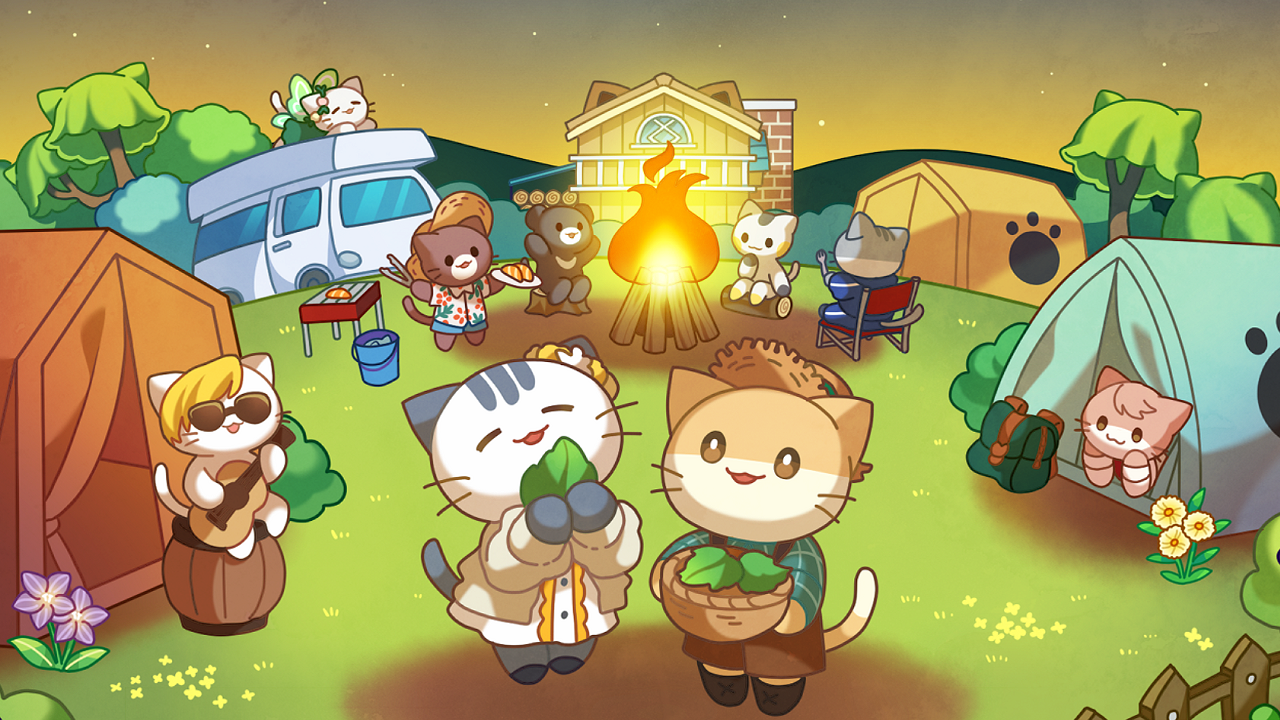 اسکرین شات 1 بازی Cat Forest - Healing Camp