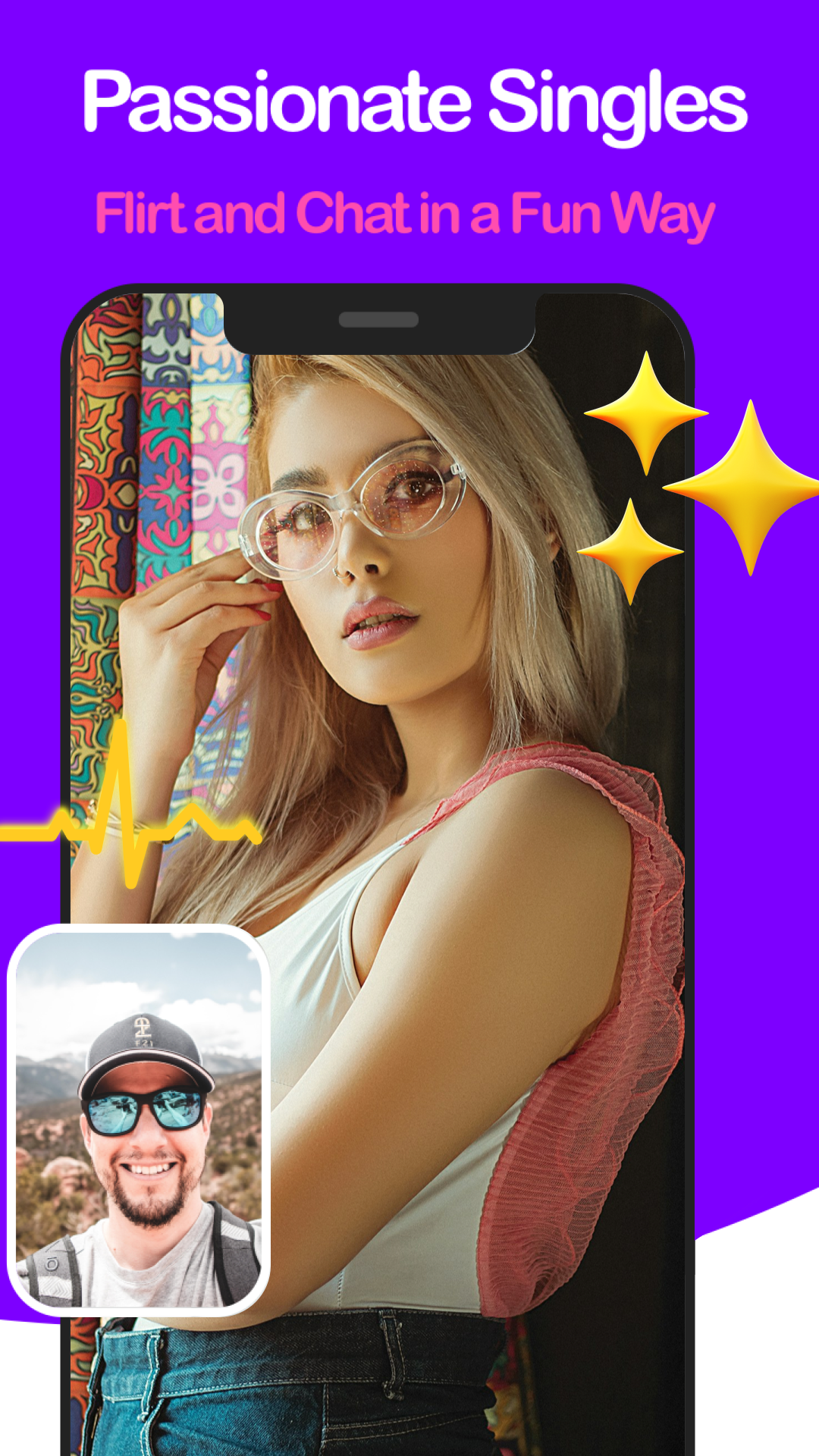 اسکرین شات 1 برنامه Popa Live Video Call
