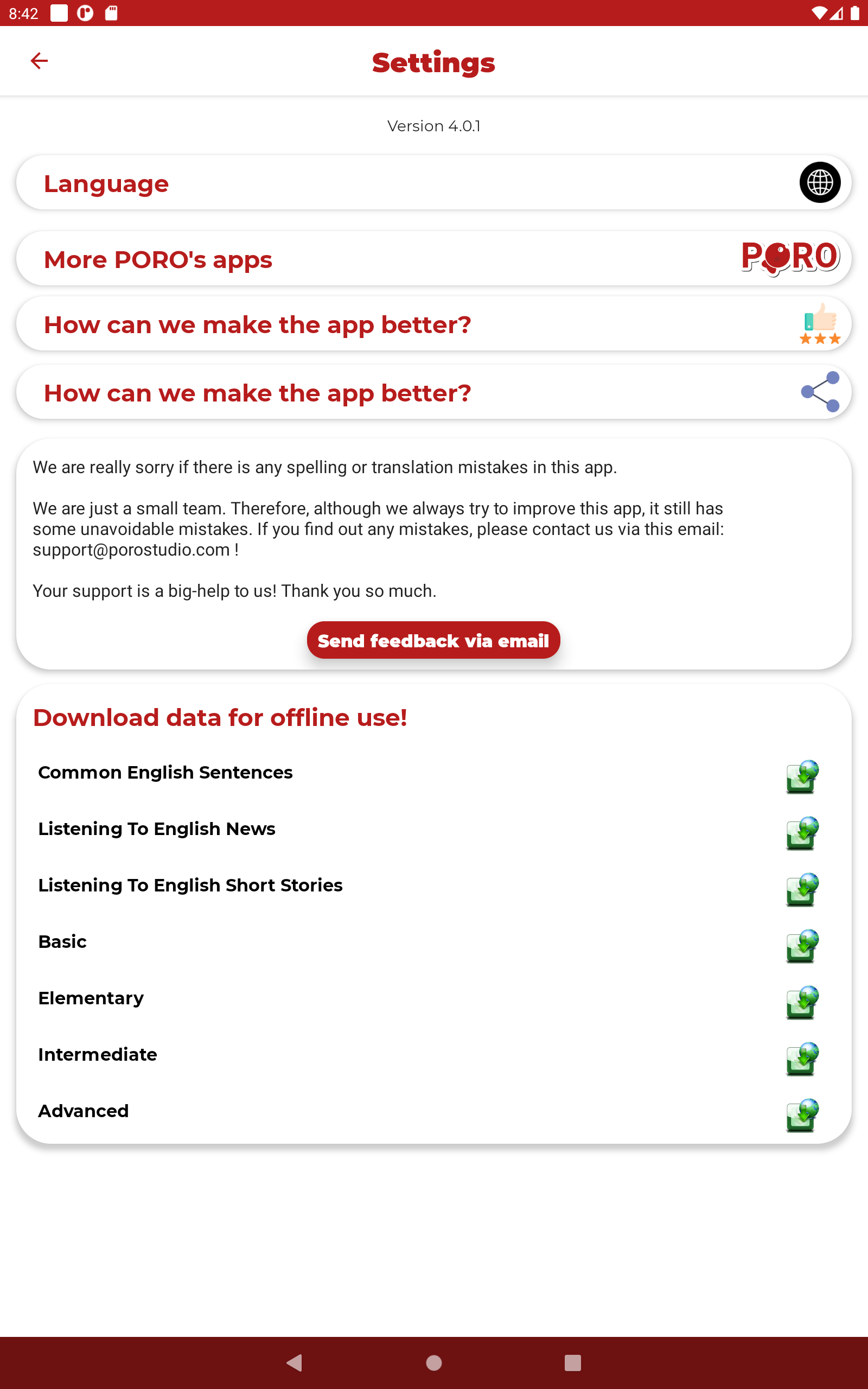 اسکرین شات 8 برنامه English ー Listening・Speaking