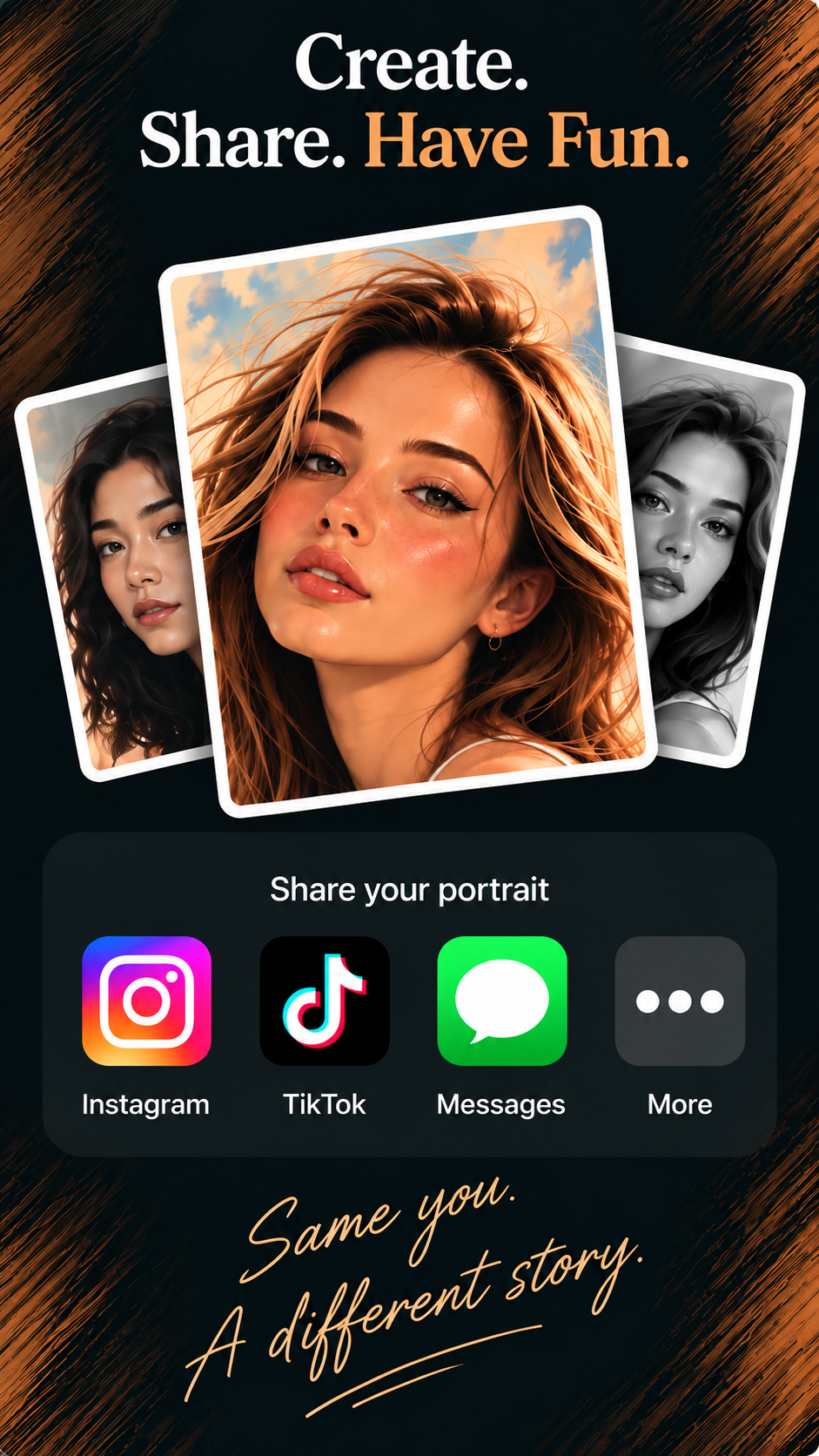 اسکرین شات 4 برنامه PortraitAI: AI Photo Portrait