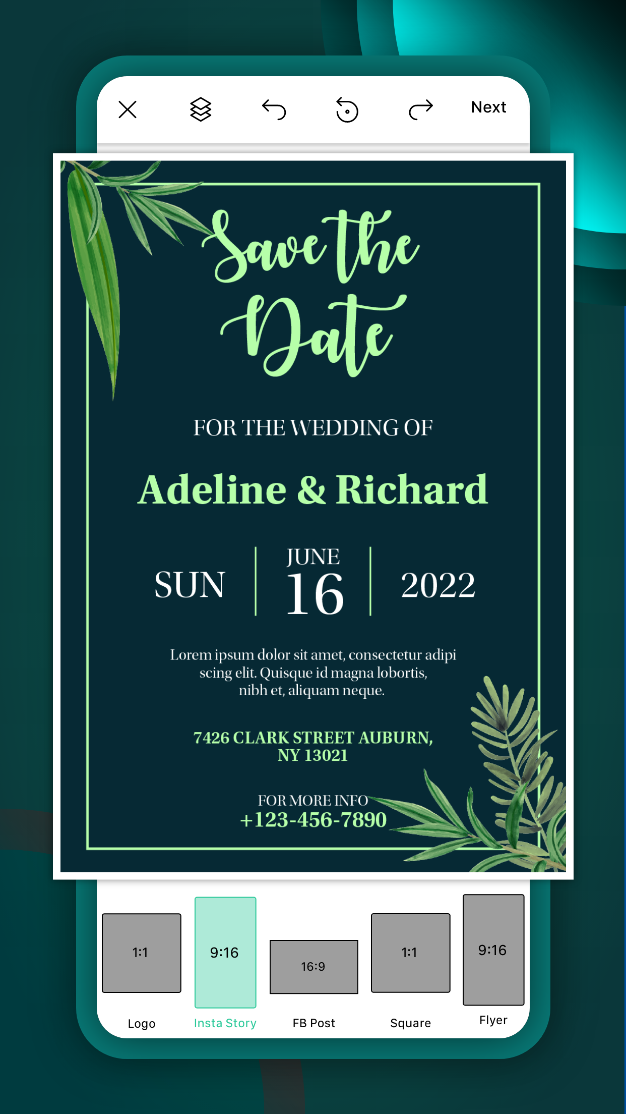 اسکرین شات 6 برنامه Poster Maker & Flyer Maker