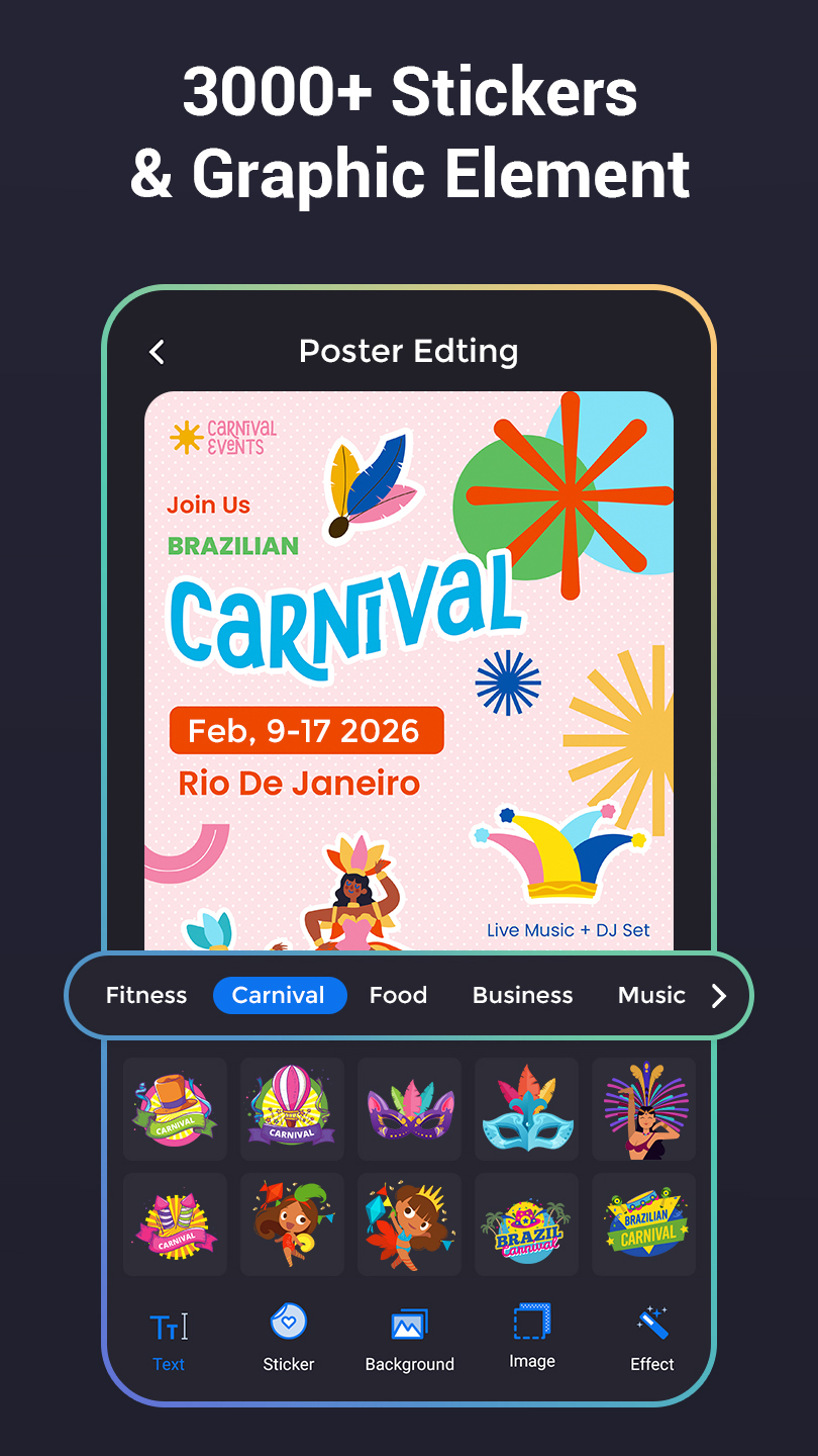 اسکرین شات 6 برنامه Poster Maker, Flyer Maker