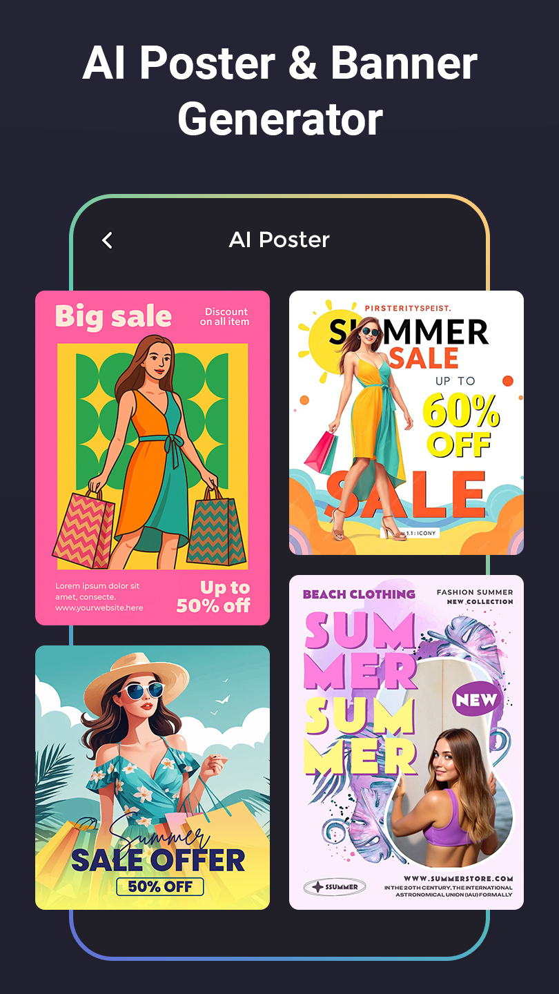 اسکرین شات 4 برنامه Poster Maker, Flyer Maker