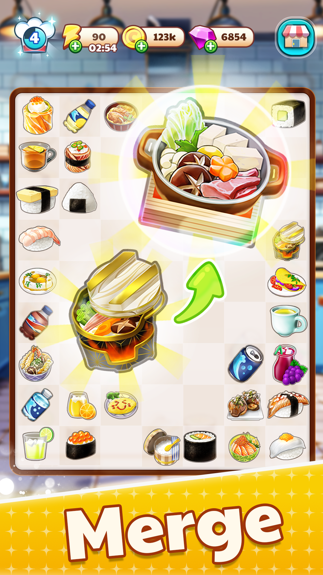 اسکرین شات 5 بازی Merge Restaurant: Makeover