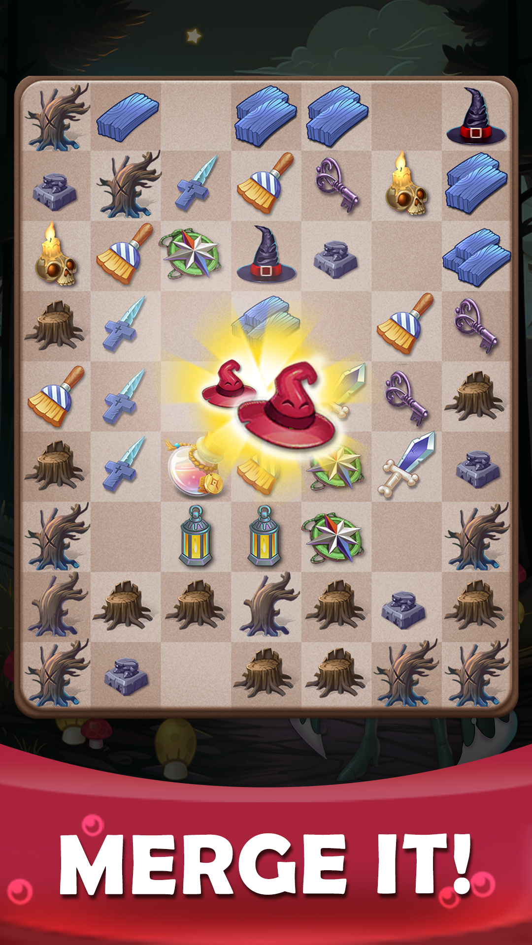 اسکرین شات 3 بازی Spookyville - Merge Game