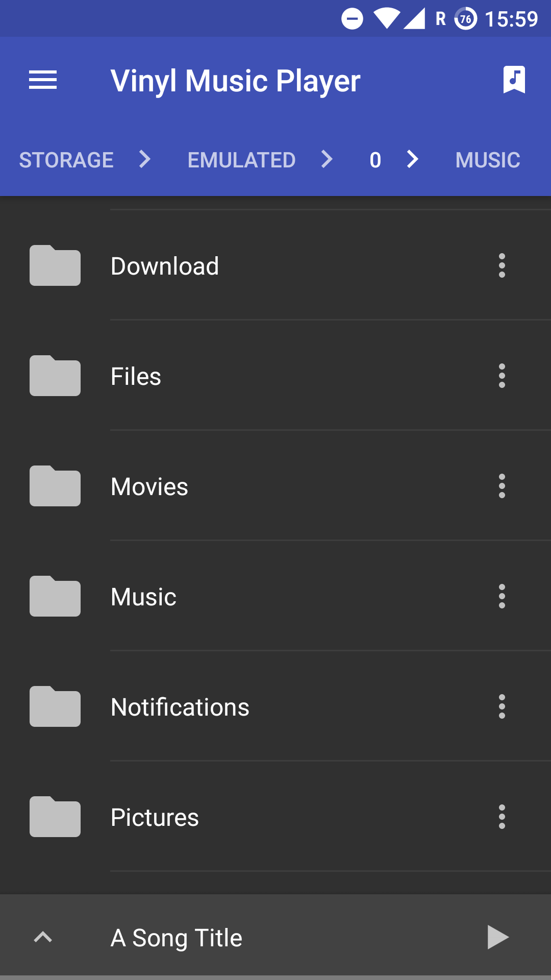 اسکرین شات 4 برنامه Vinyl Music Player