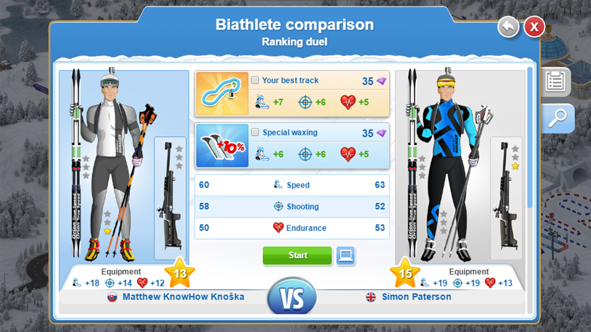 اسکرین شات 5 بازی Biathlon Mania