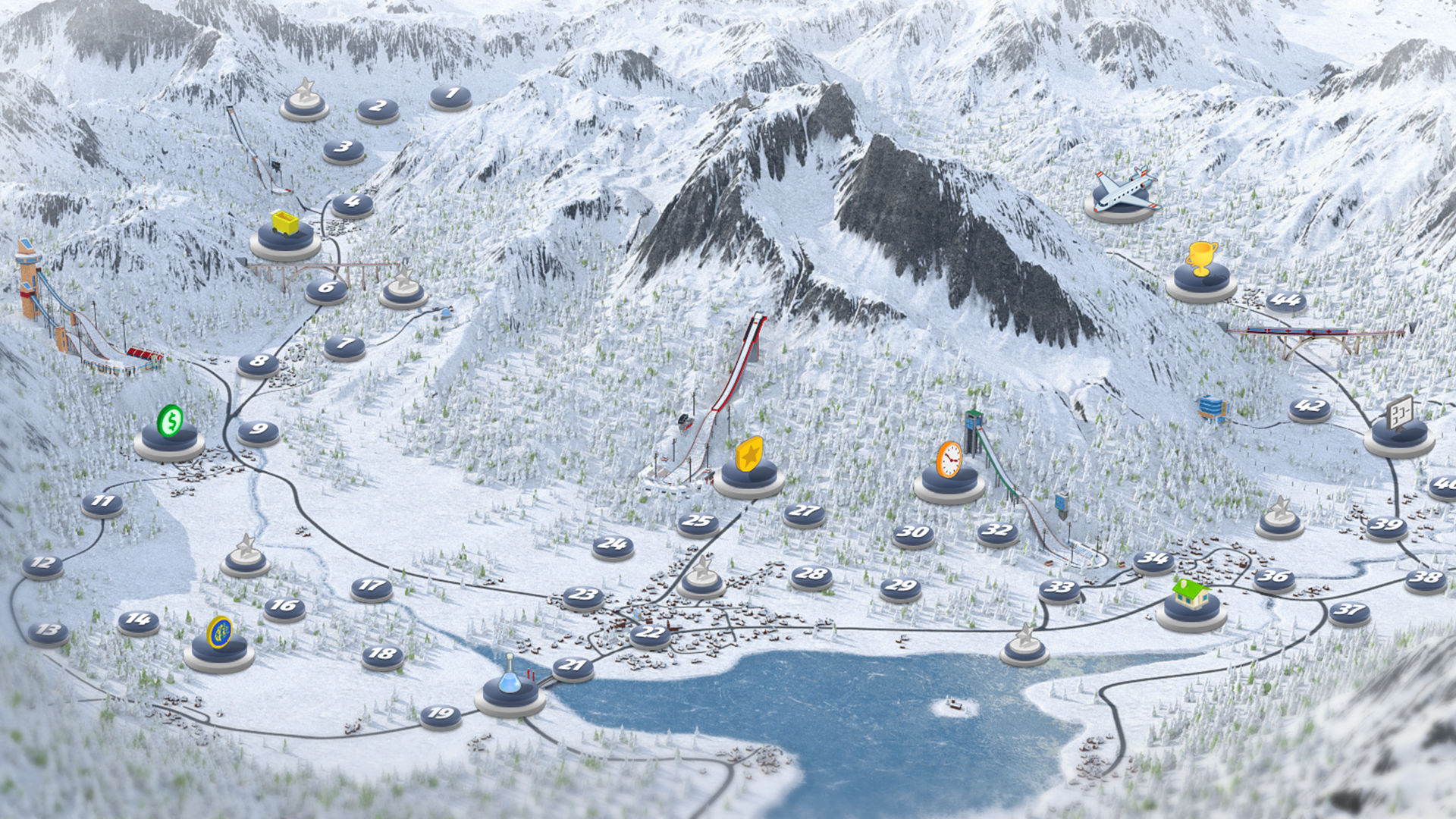 اسکرین شات 3 بازی Ski Jump Mania 3