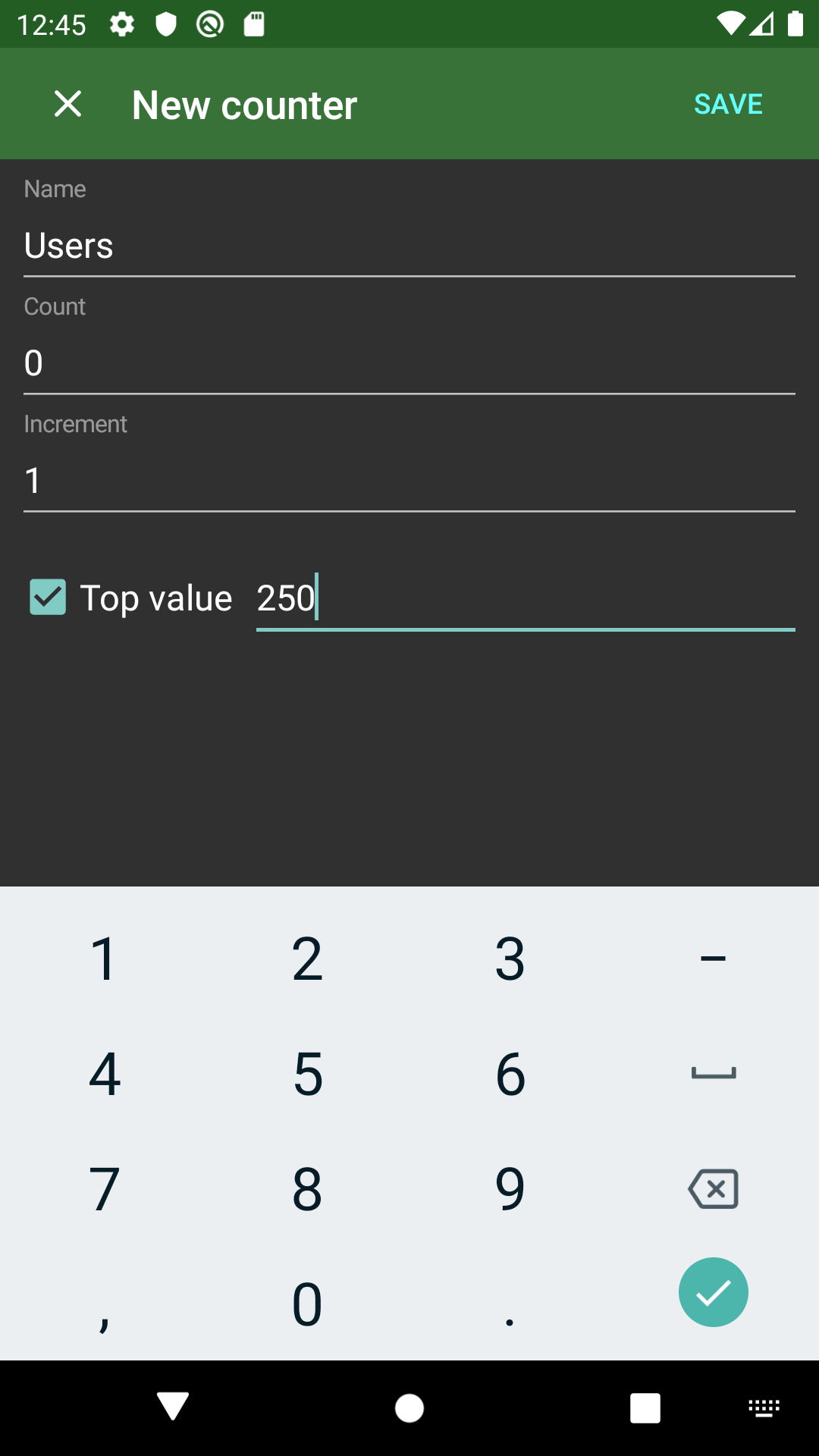 اسکرین شات 3 برنامه A Counter
