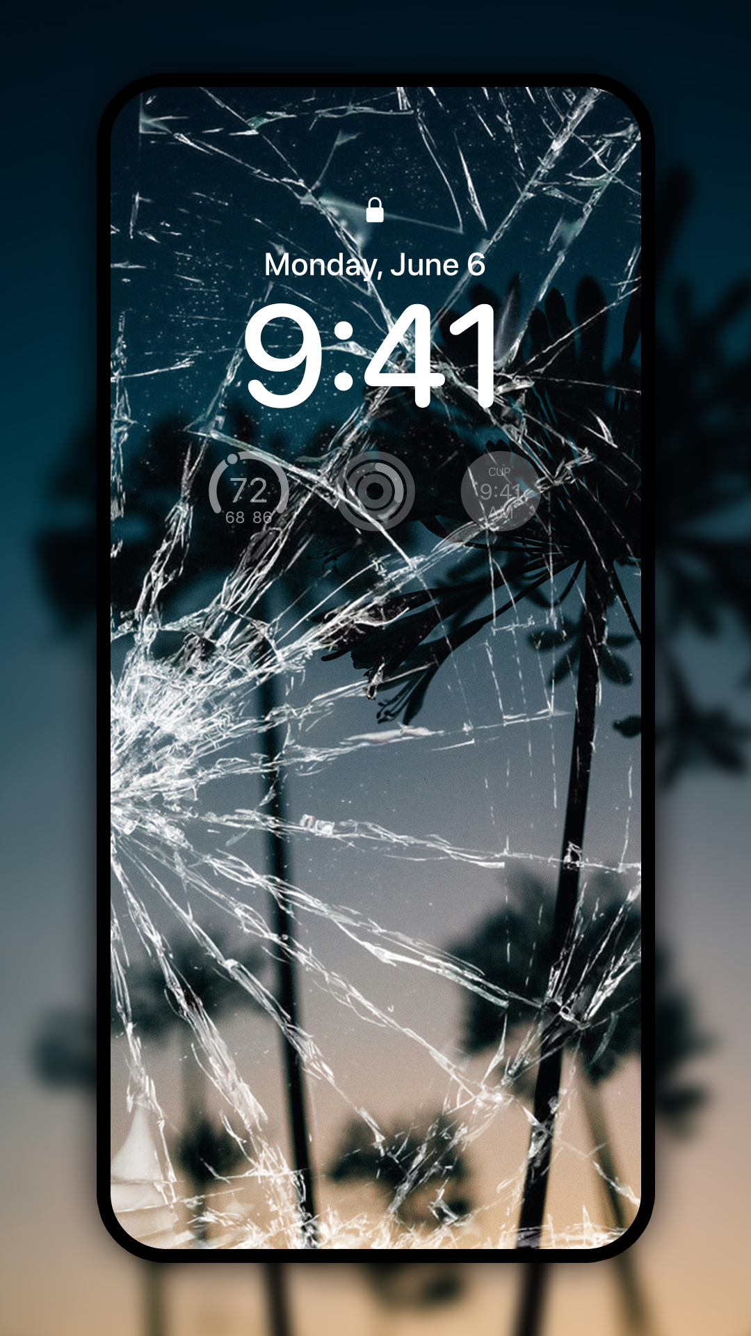 اسکرین شات 2 برنامه Broken Screen - Funny Sound