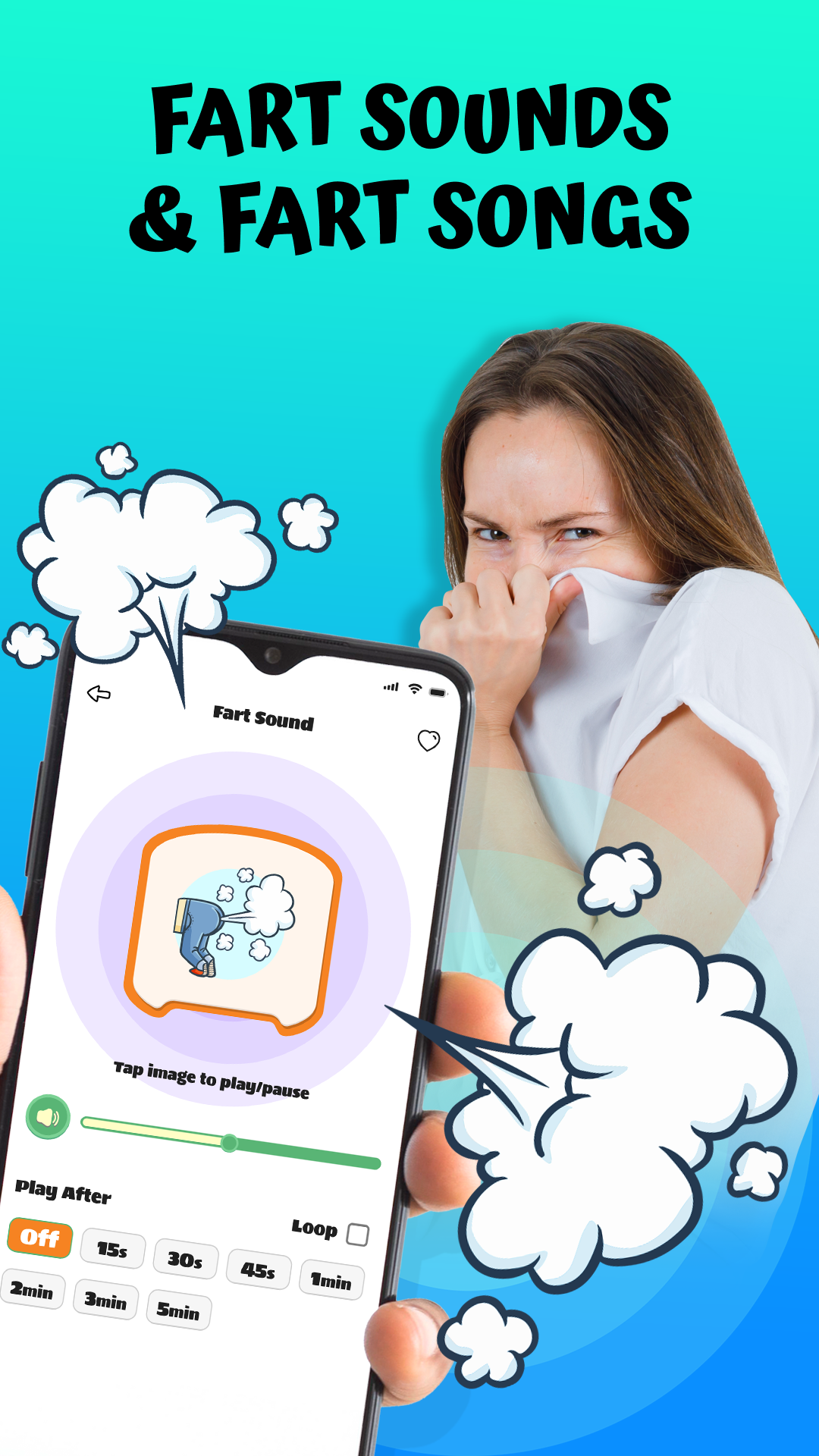 اسکرین شات 4 برنامه Prank Sounds - Hair Cut & Fart