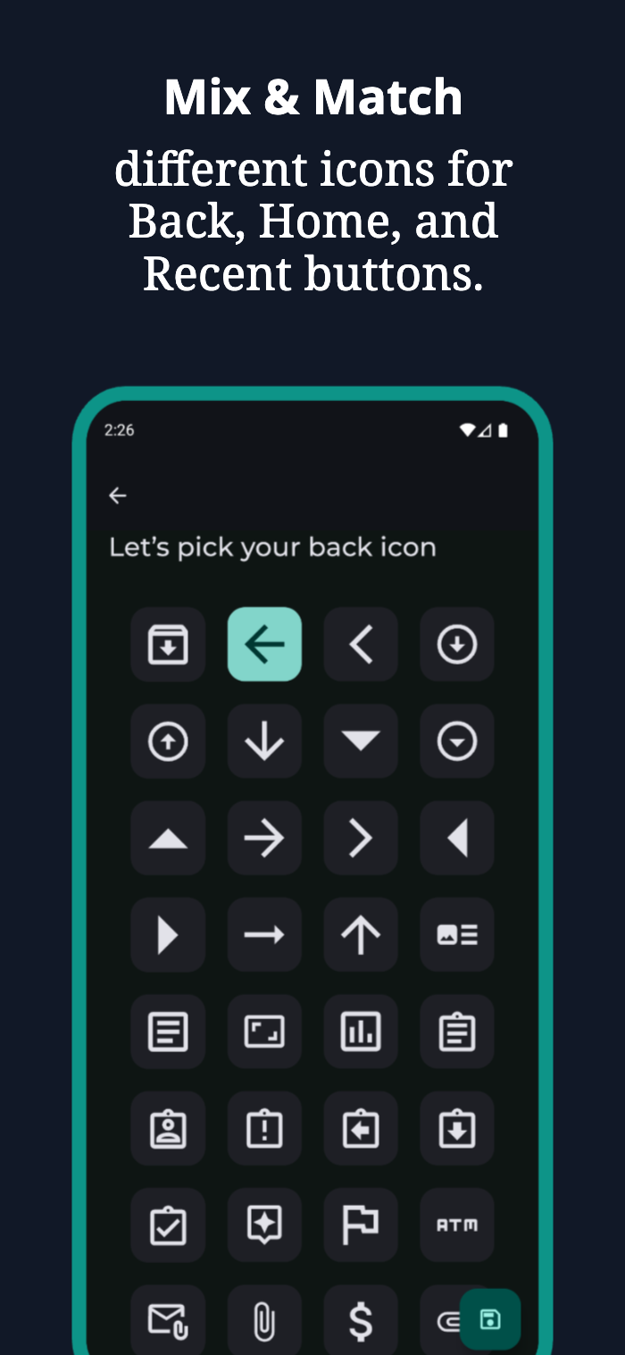 اسکرین شات 5 برنامه Soft Keys – Back Button Pro