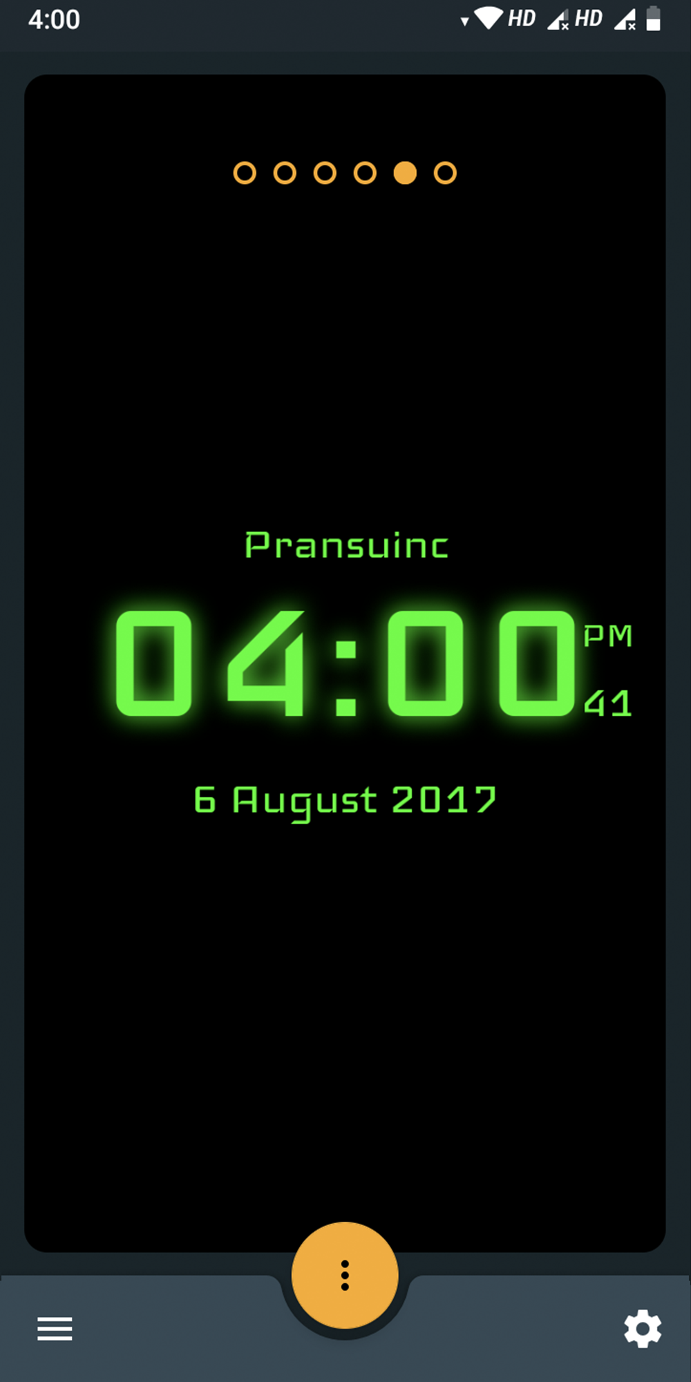 اسکرین شات 5 برنامه Digital Clock