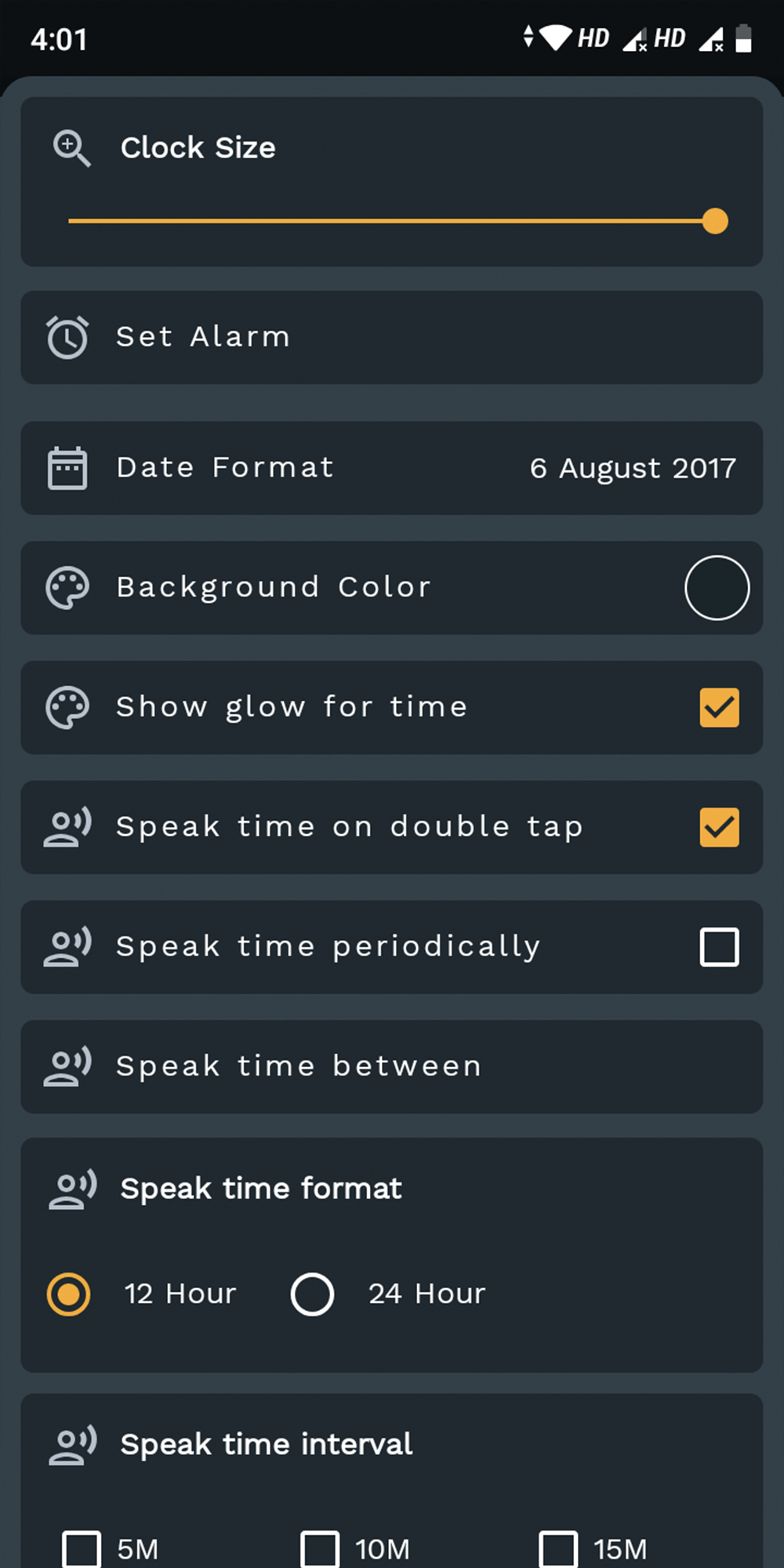 اسکرین شات 8 برنامه Digital Clock