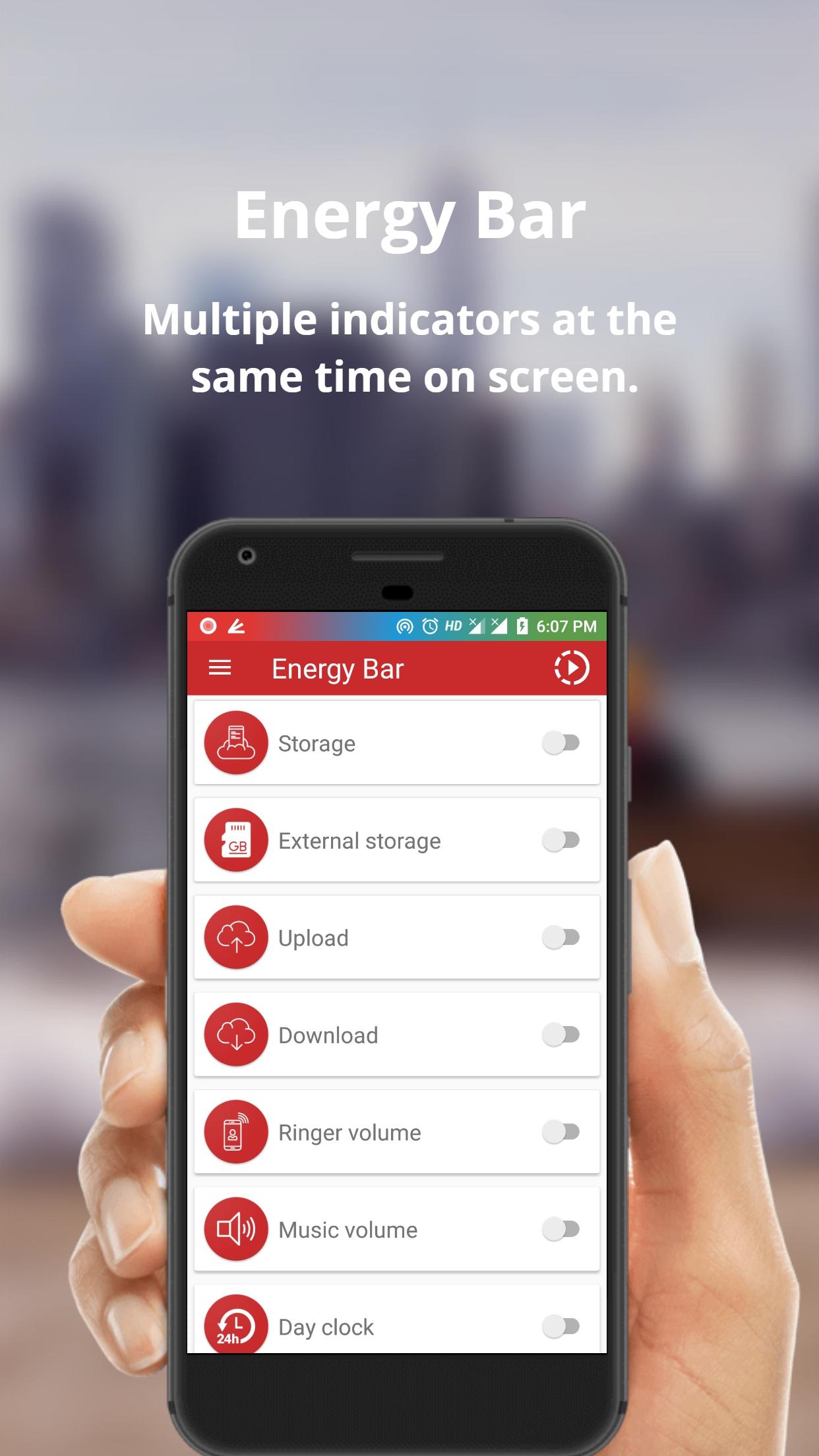 اسکرین شات 3 برنامه Energy Bar - Battery Indicator