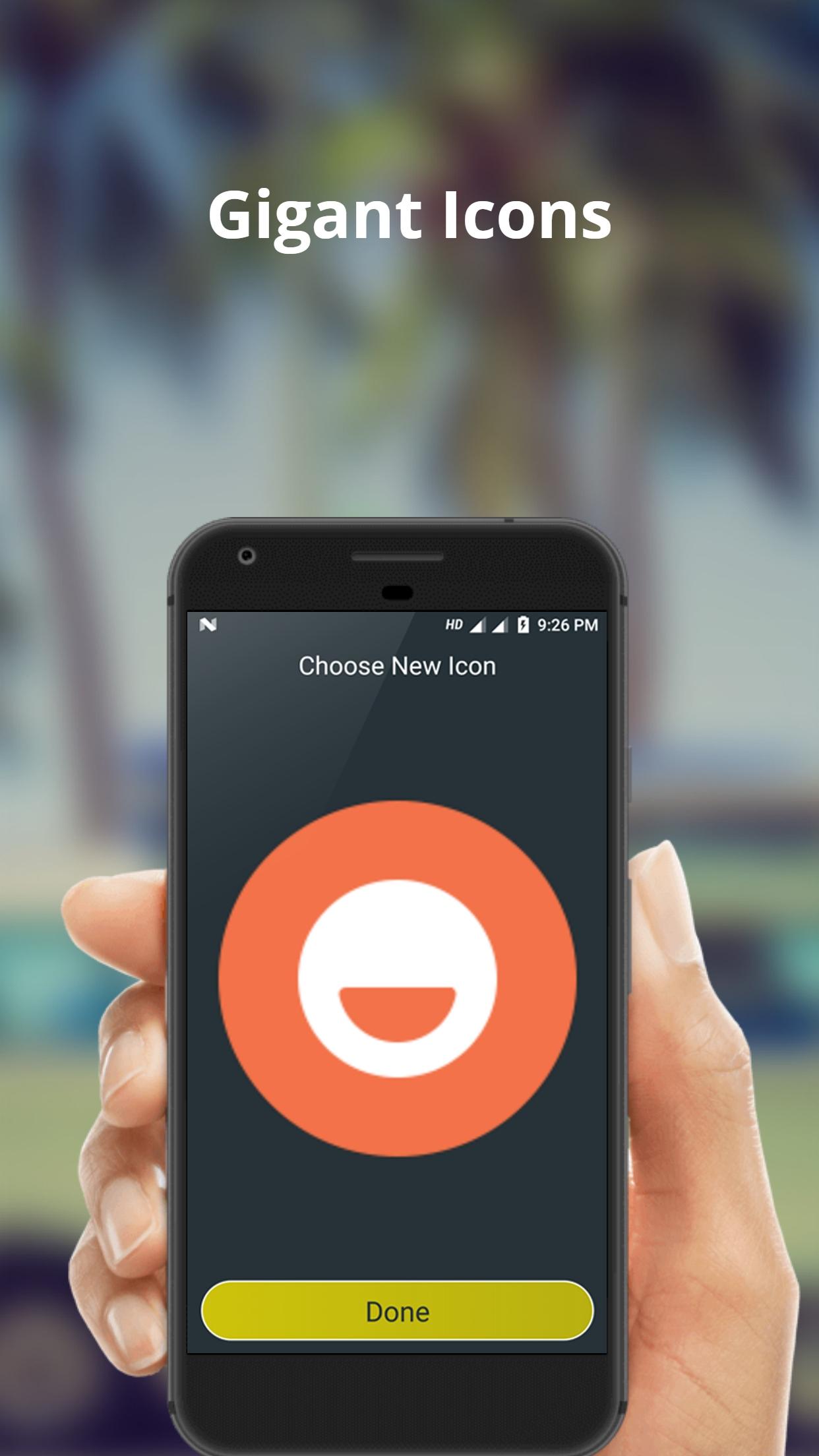 اسکرین شات 4 برنامه Gigant Icons - Big Icons