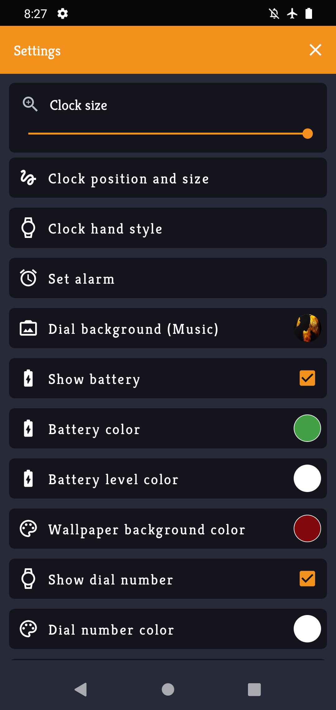 اسکرین شات 4 برنامه Music Clock Live Wallpaper