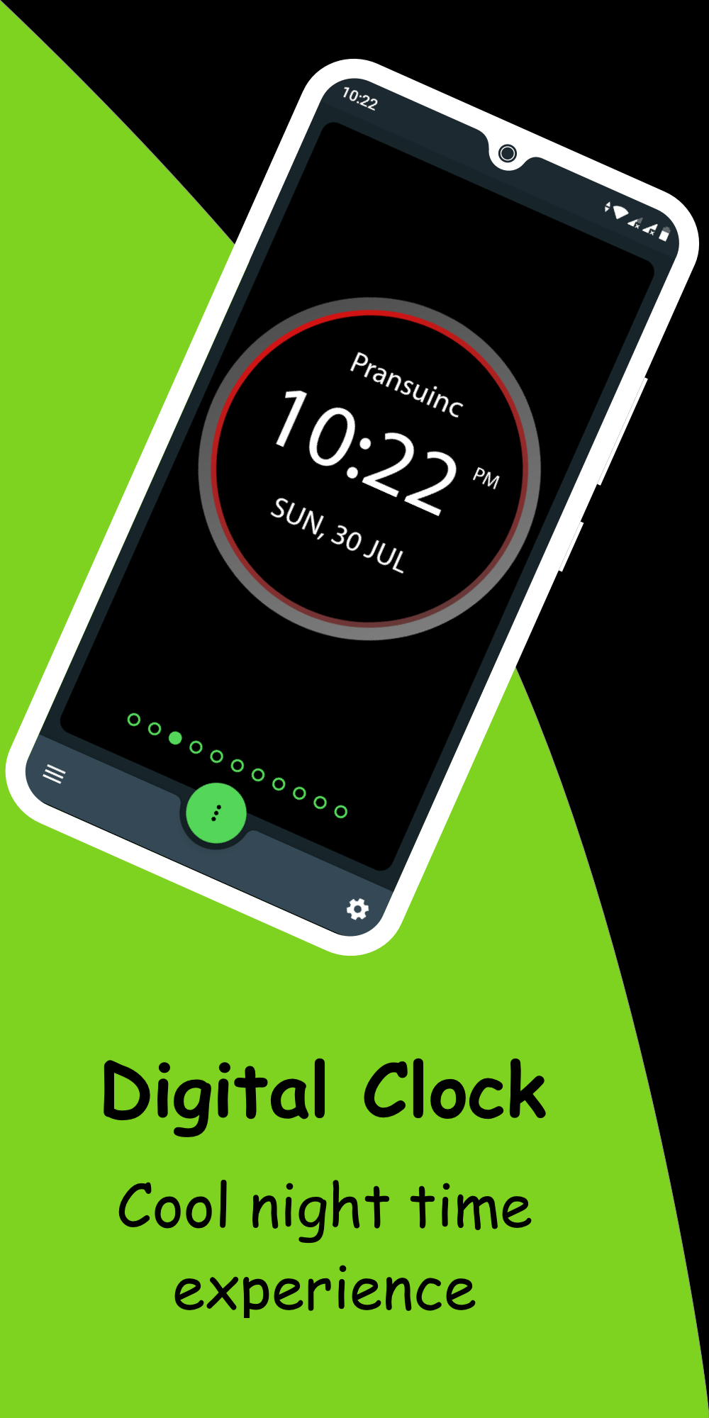 اسکرین شات 2 برنامه Smart Night Clock - Wallpaper