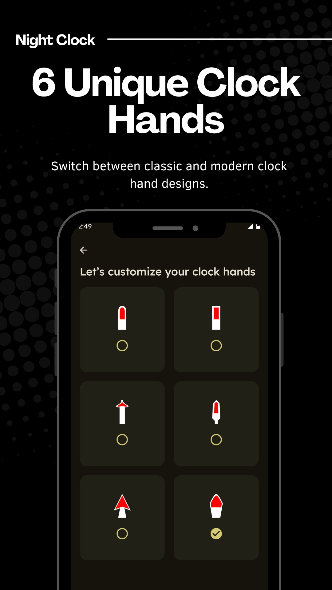 اسکرین شات 6 برنامه Night Clock