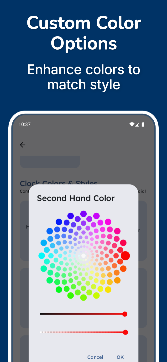 اسکرین شات 7 برنامه Swiss Clock