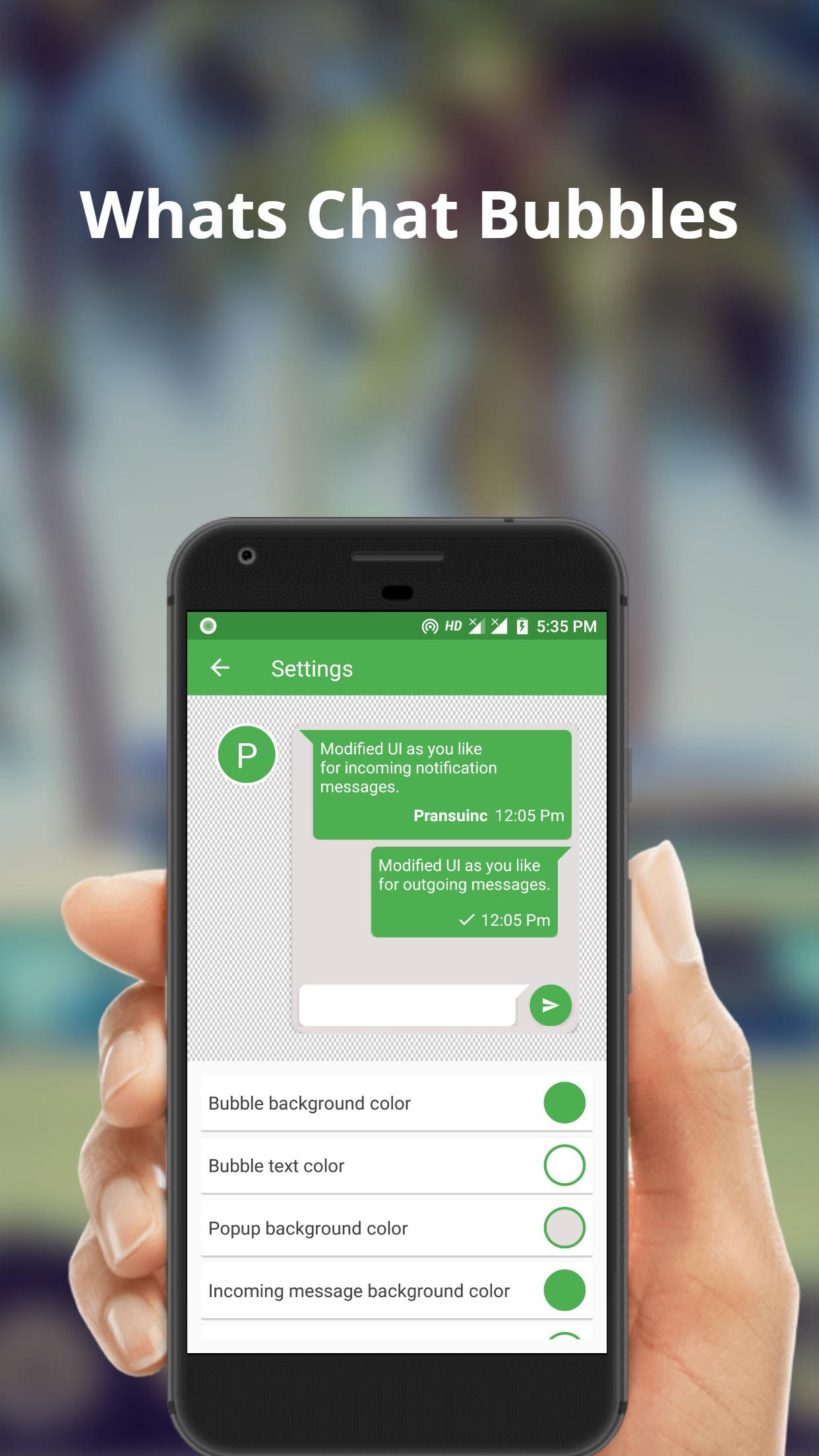 اسکرین شات 4 برنامه Floating Notification