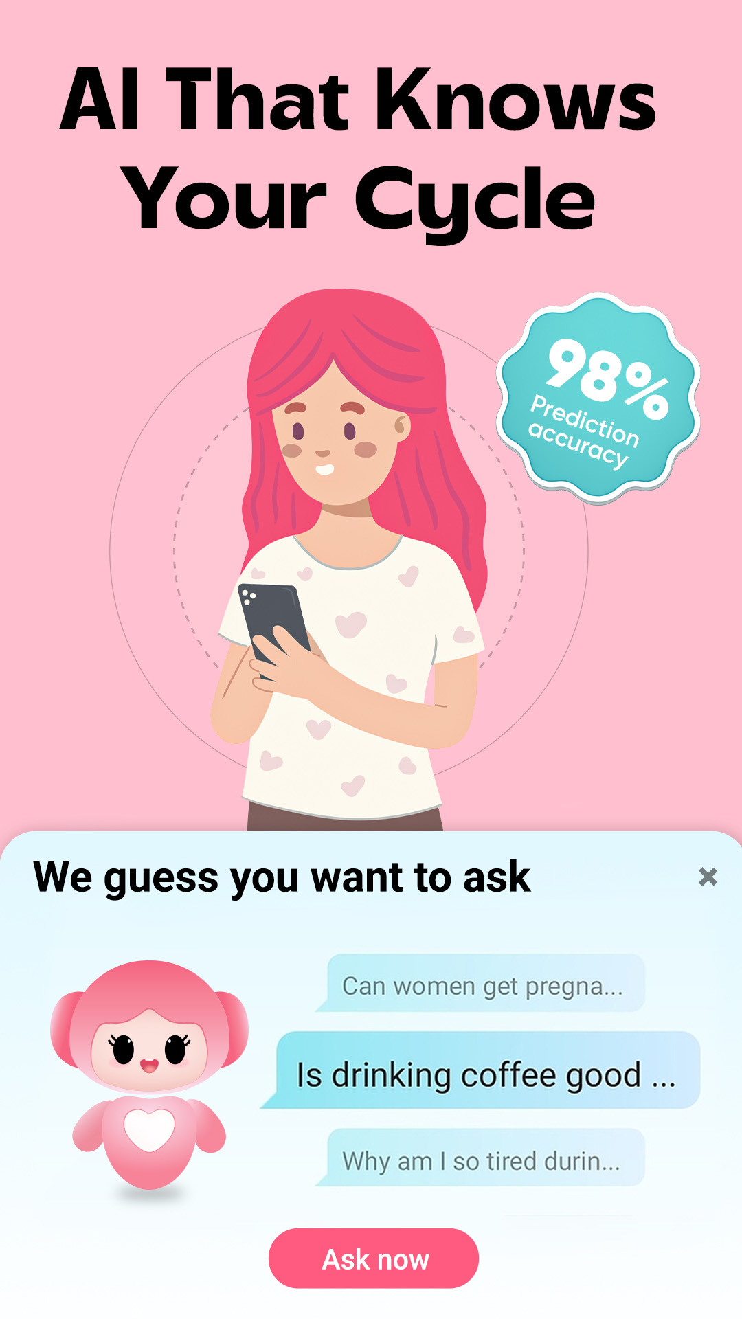 اسکرین شات 3 برنامه AccuPeriod Ovulation Tracker