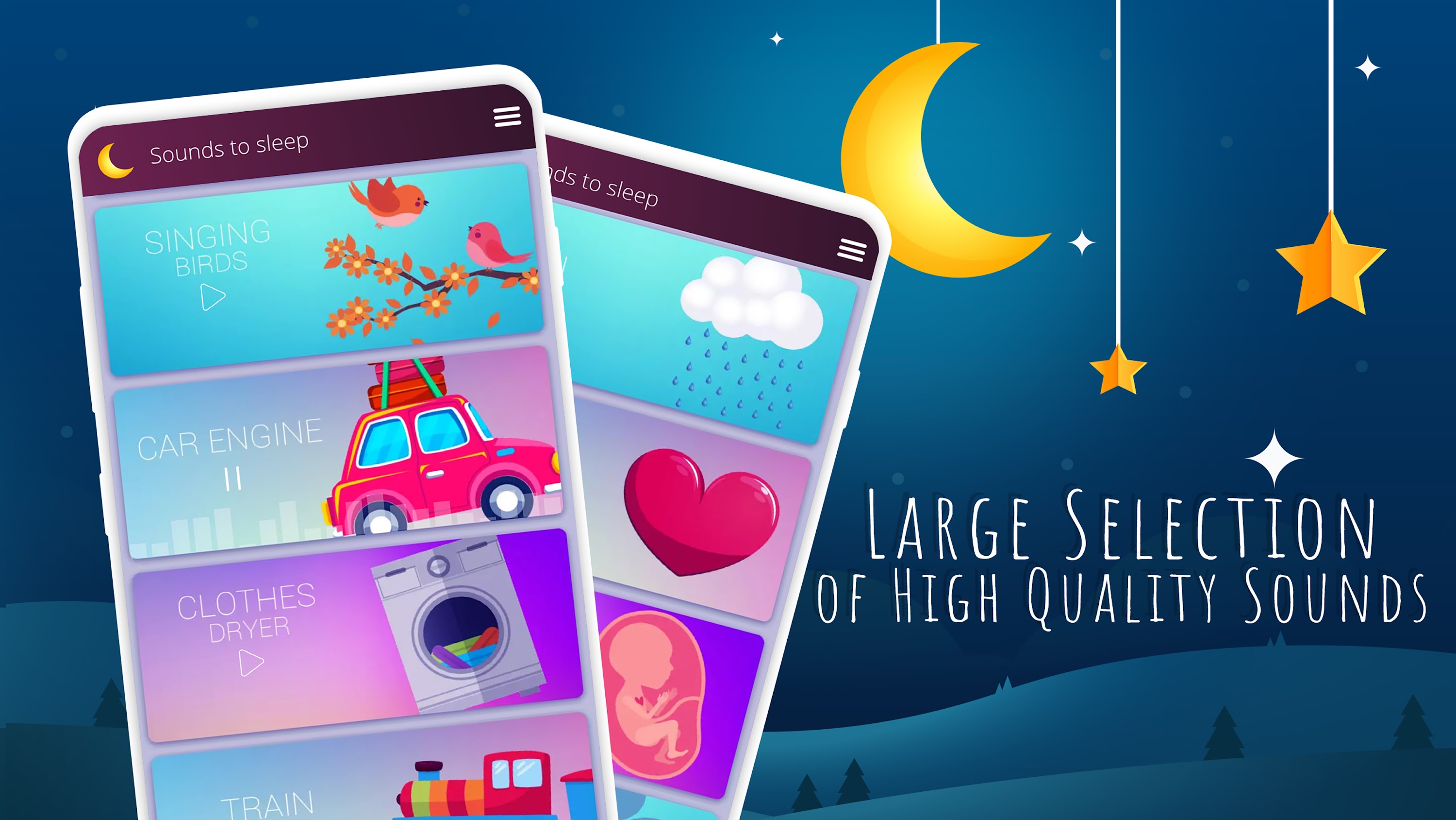 اسکرین شات 3 برنامه Baby Sleep Sounds