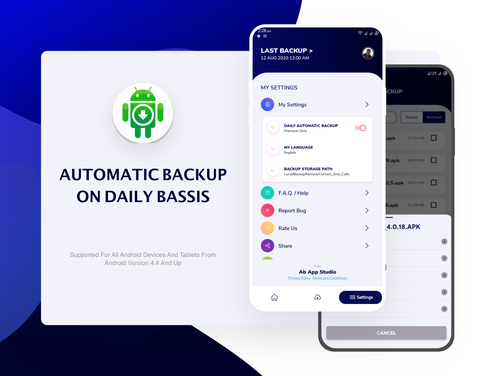 اسکرین شات 7 برنامه Backup & Restore-Cloud Storage