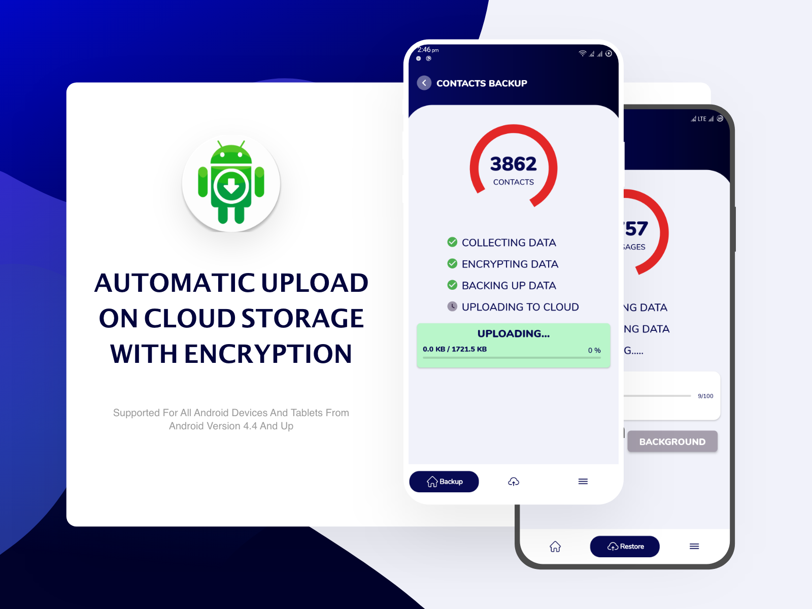 اسکرین شات 5 برنامه Backup & Restore-Cloud Storage