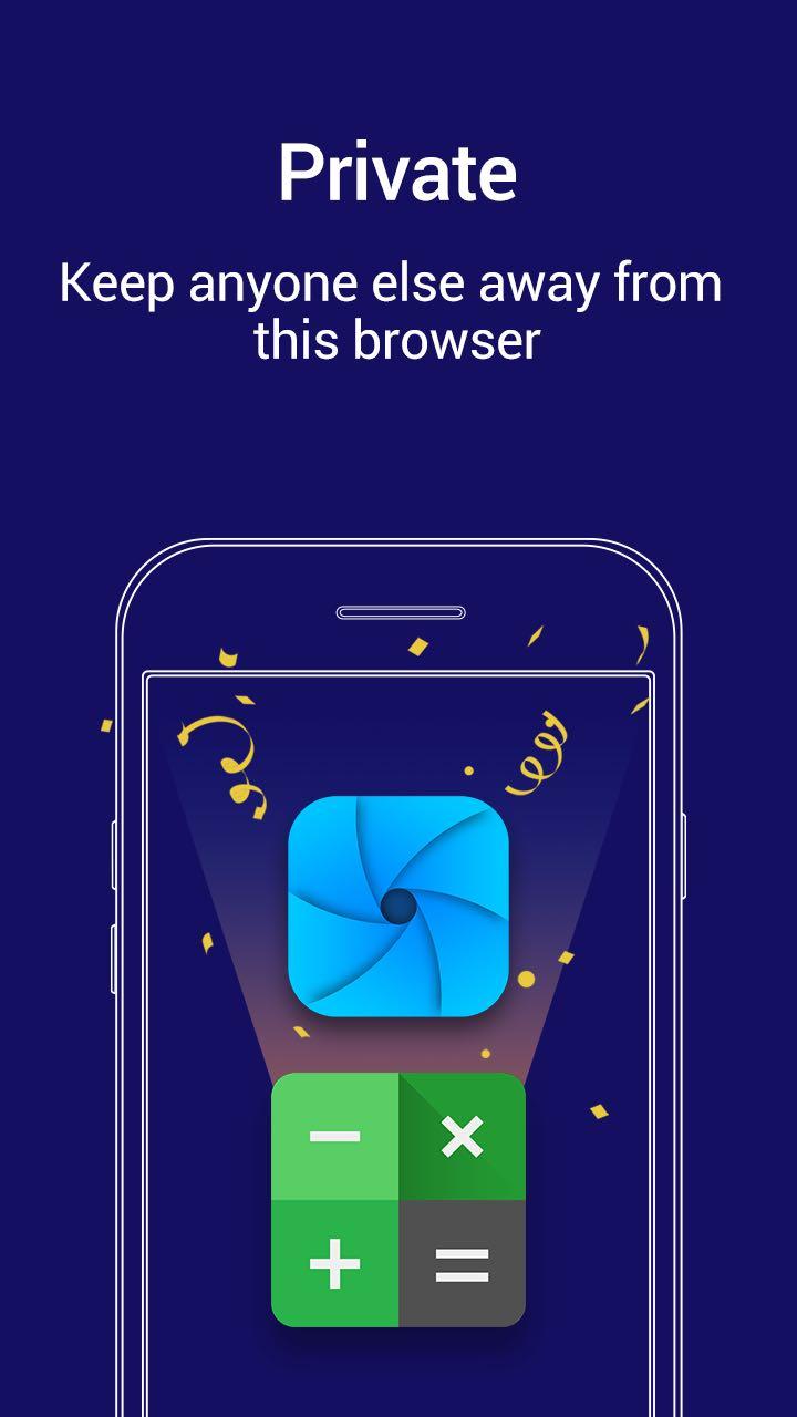 اسکرین شات 1 برنامه Private Browser-Privacy Vault