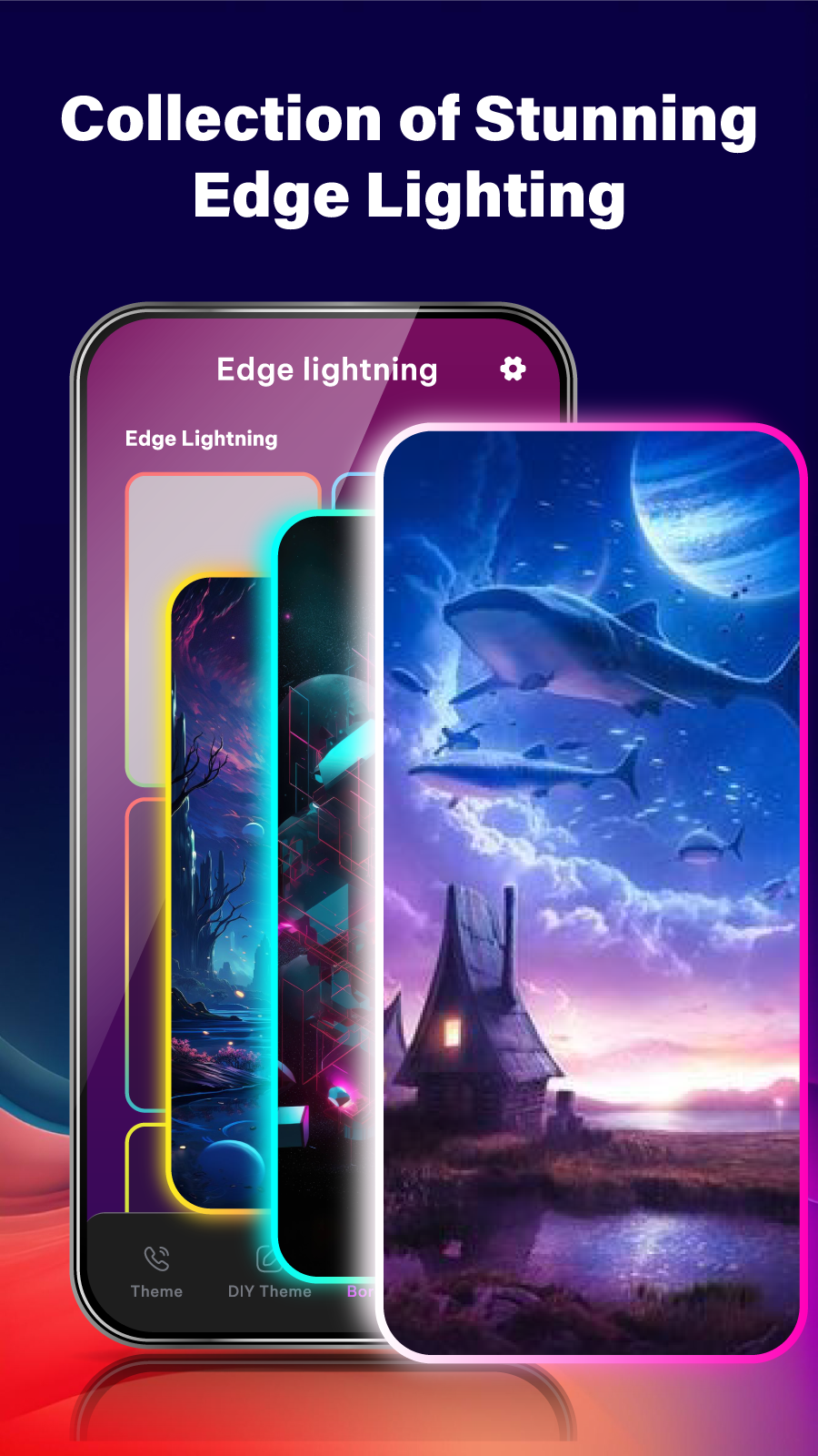 اسکرین شات 5 برنامه Phone Call Screen Theme 3D App