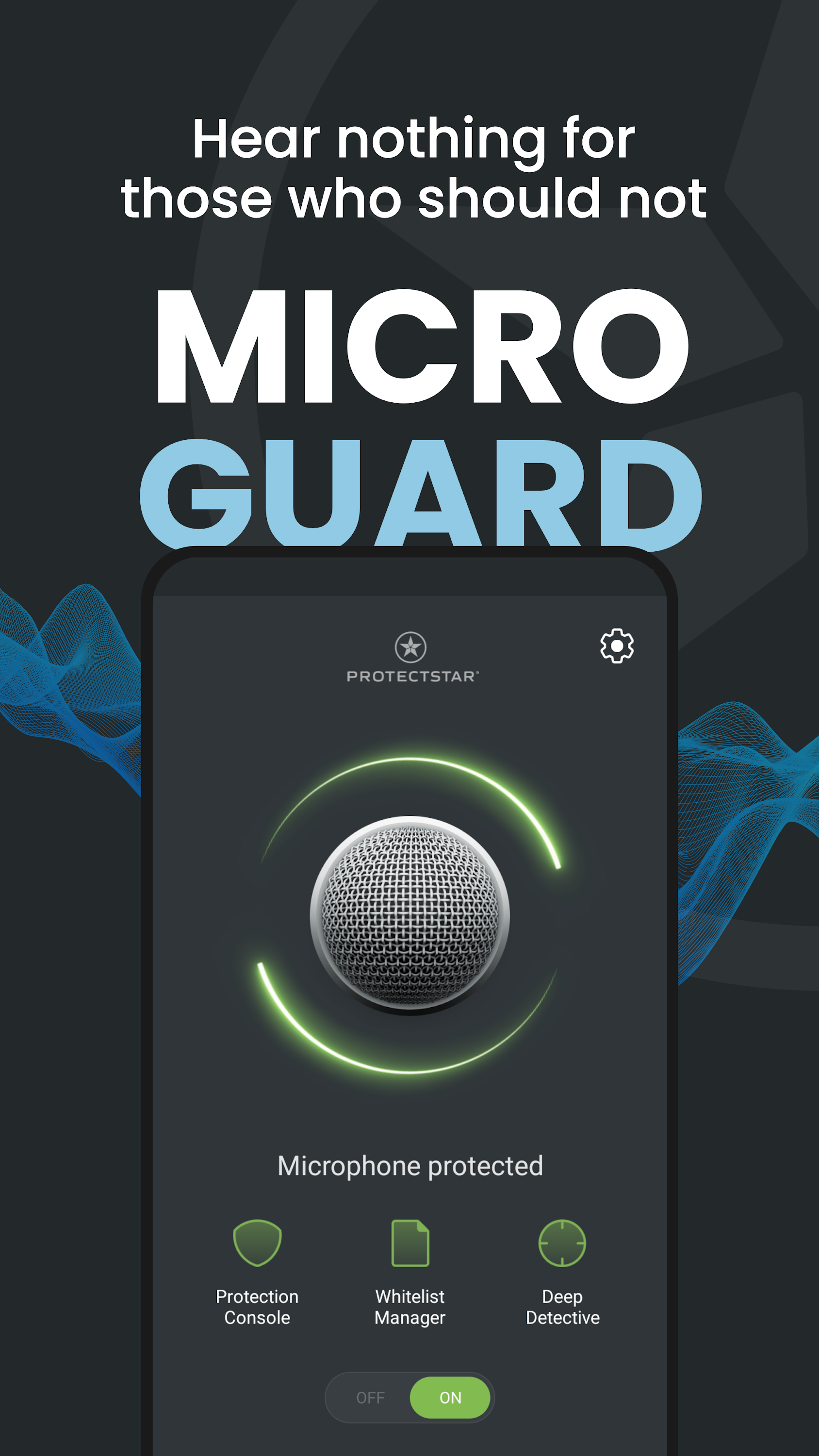 اسکرین شات 1 برنامه Micro Guard Microphone Blocker