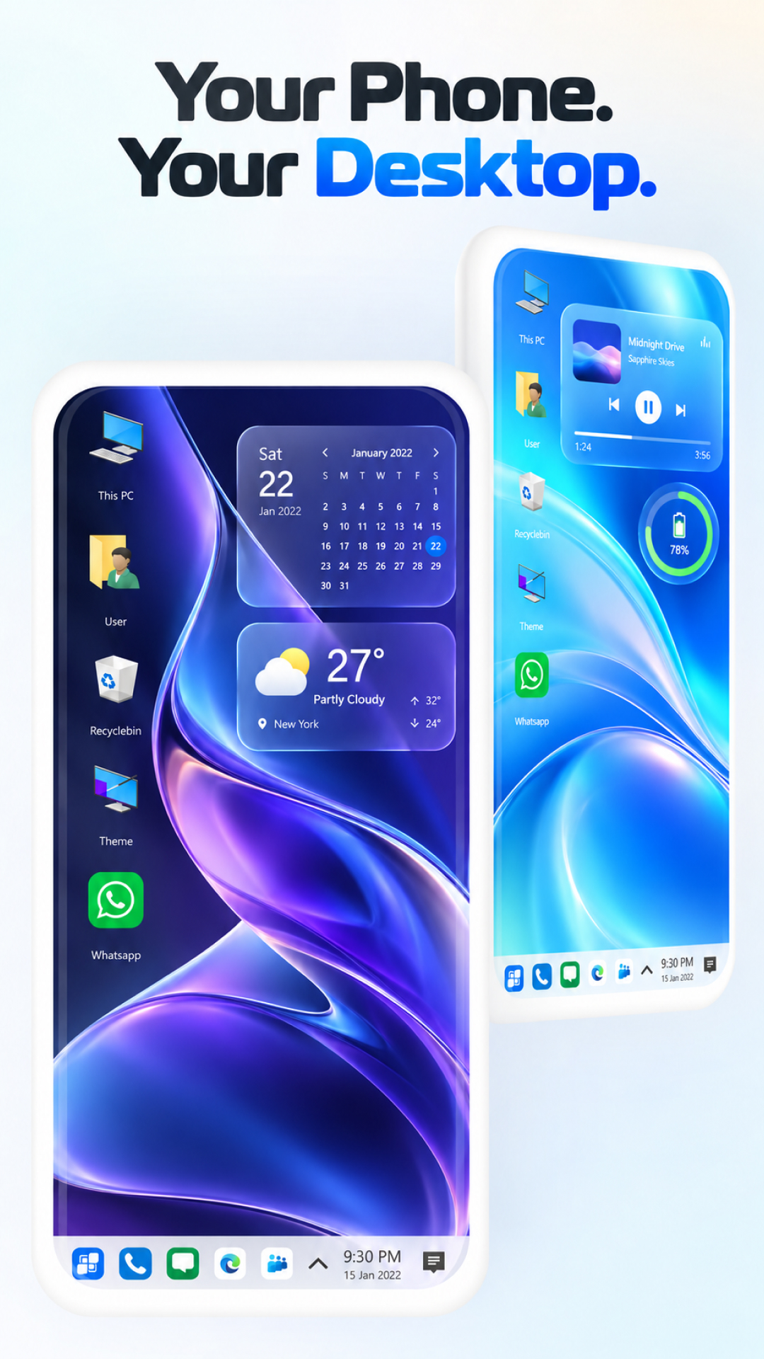 اسکرین شات 5 برنامه Computer Launcher Pro