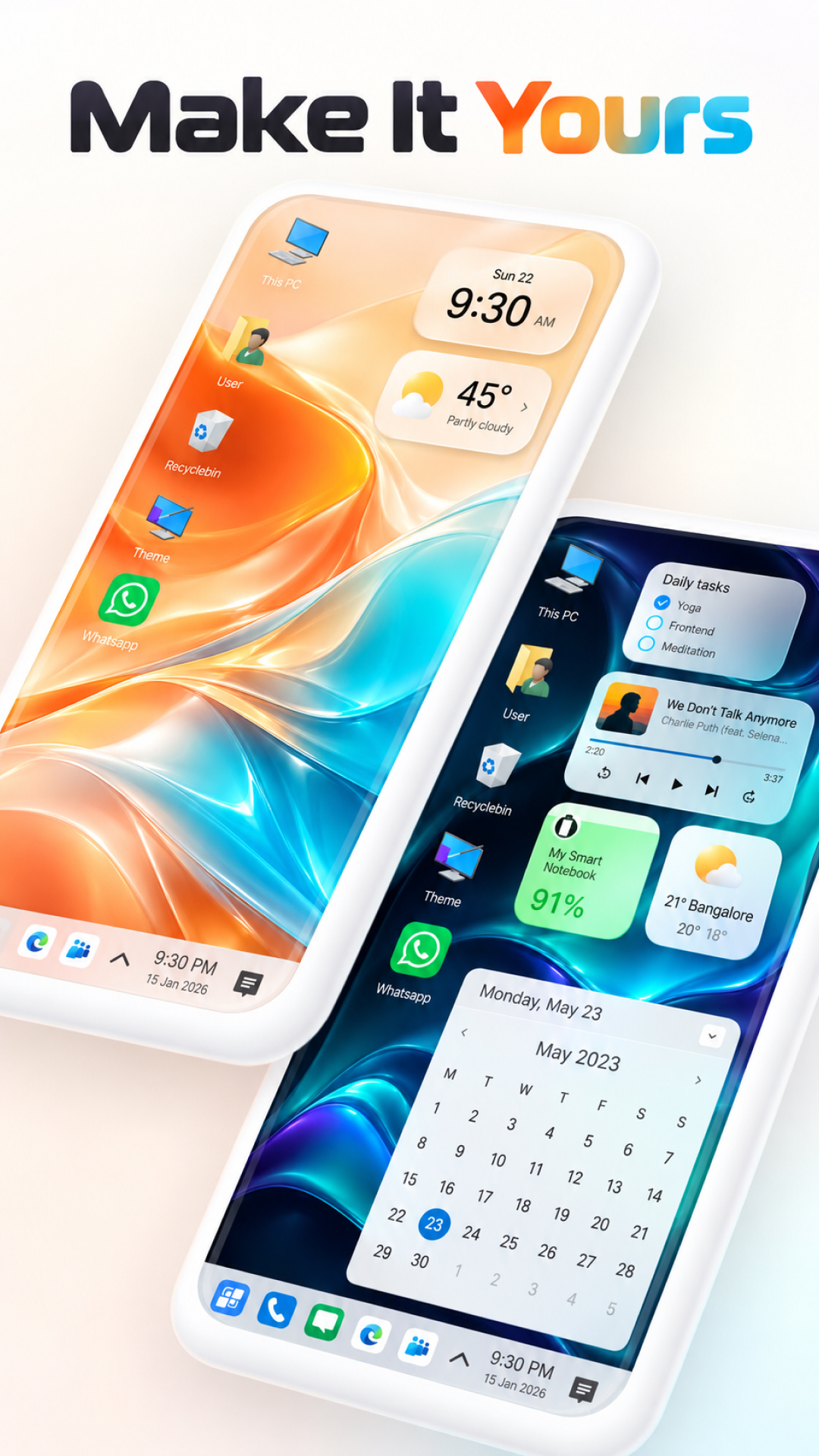 اسکرین شات 7 برنامه Computer Launcher Pro
