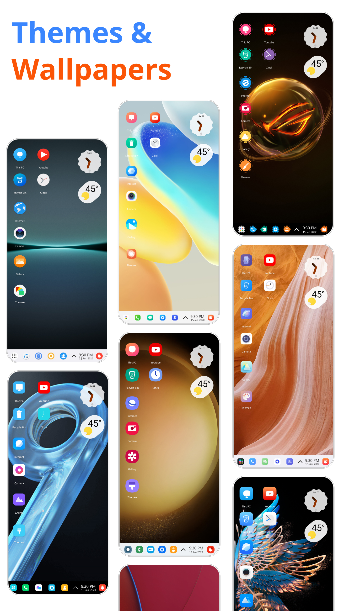اسکرین شات 4 برنامه Computer Launcher Pro
