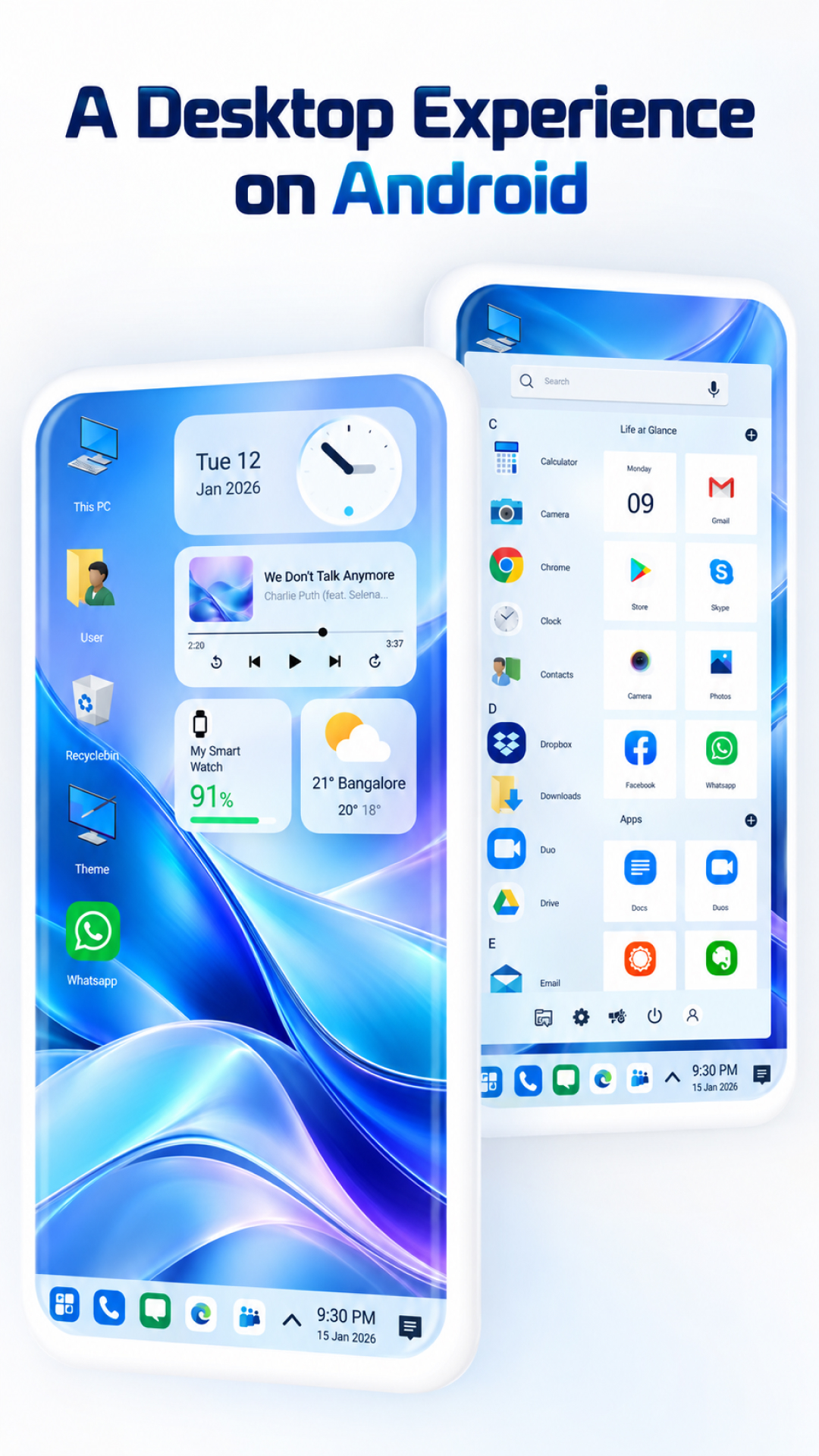 اسکرین شات 3 برنامه Computer Launcher Pro