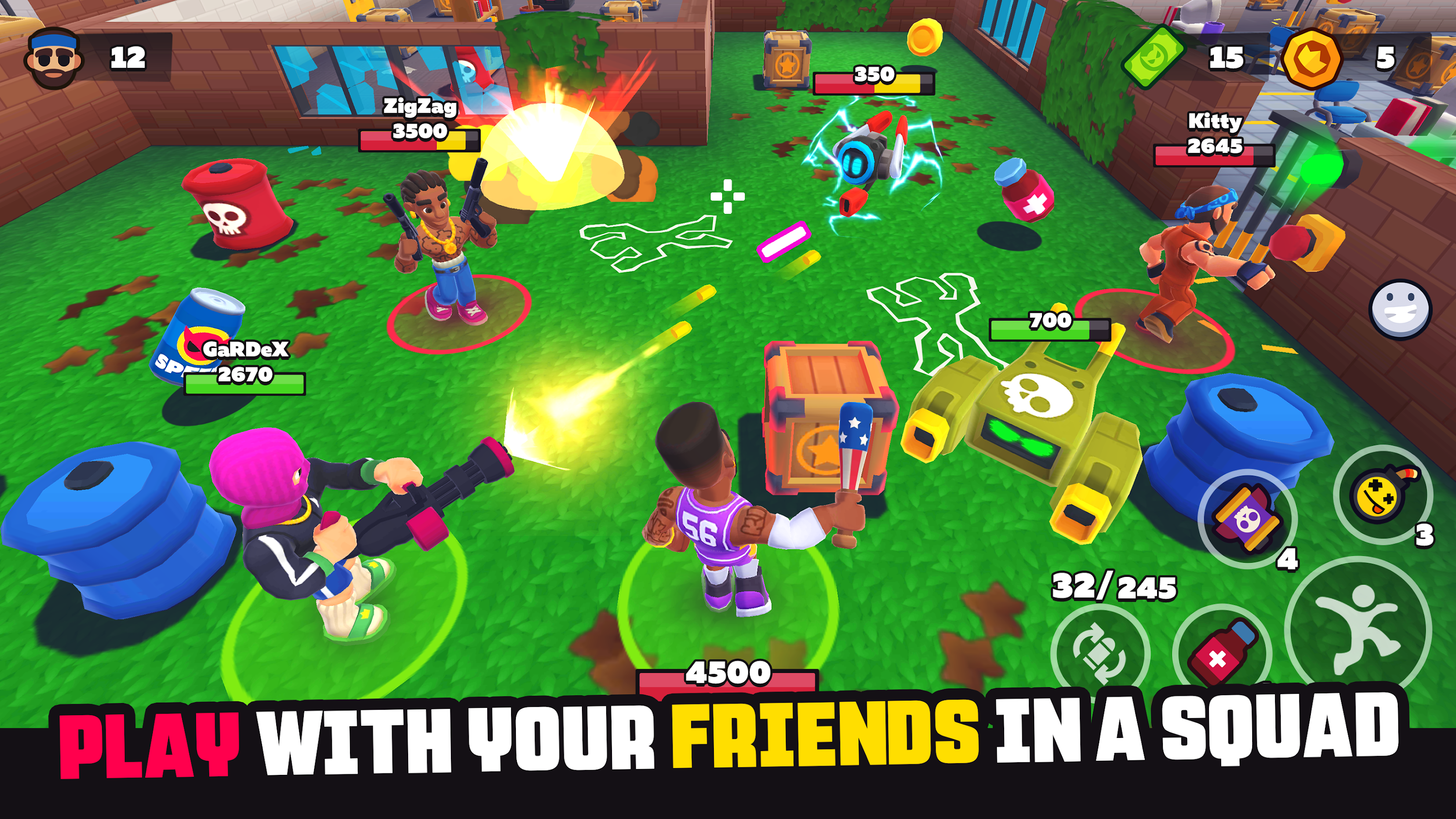 اسکرین شات 4 بازی HAPPY ZONE - Battle Royale
