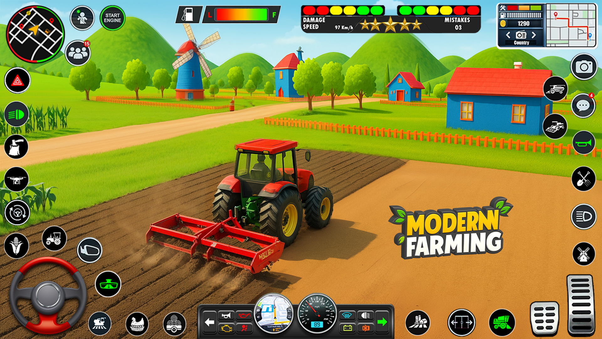 اسکرین شات 5 بازی Grand Tractor Farming Games