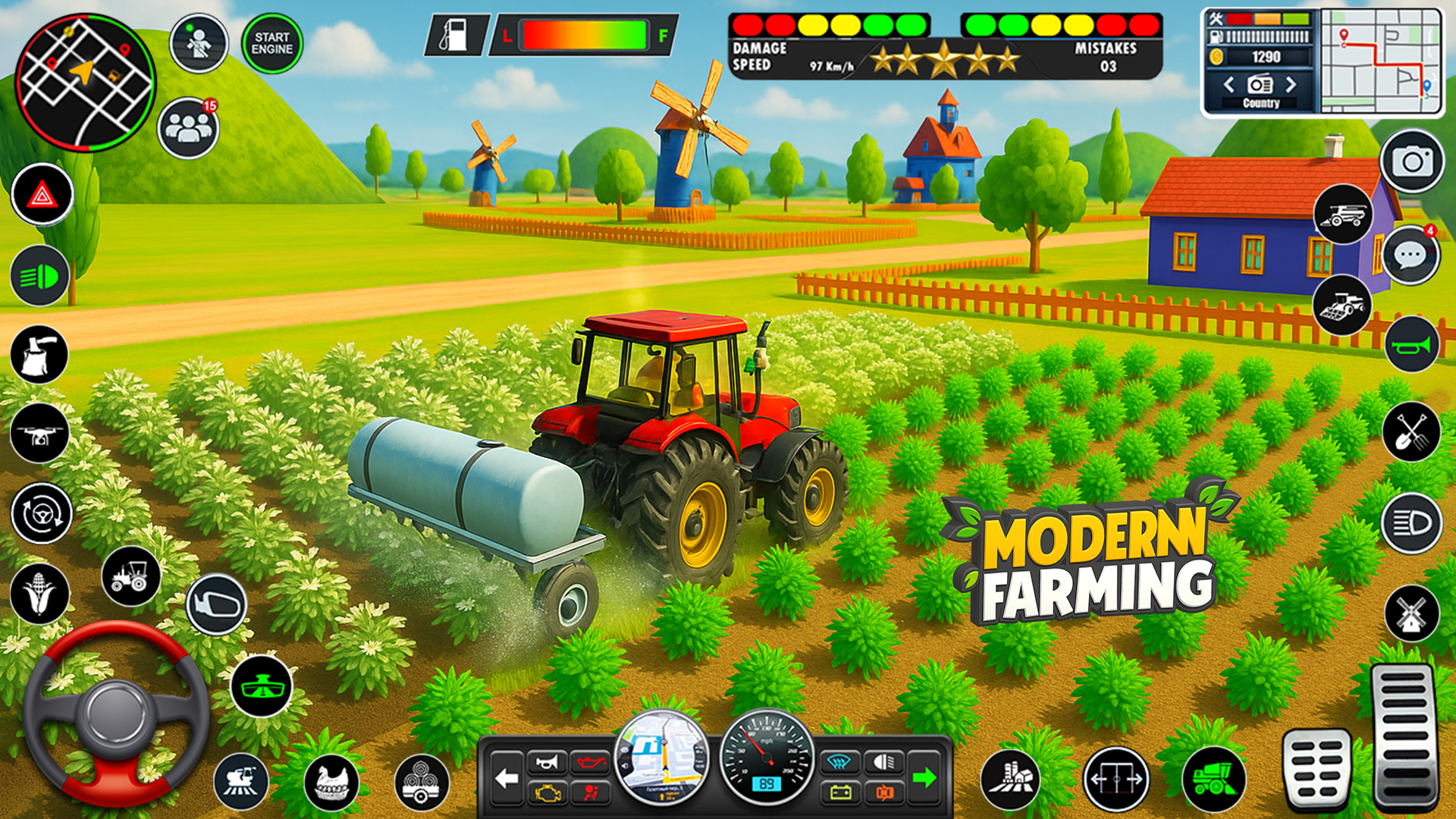 اسکرین شات 3 بازی Grand Tractor Farming Games