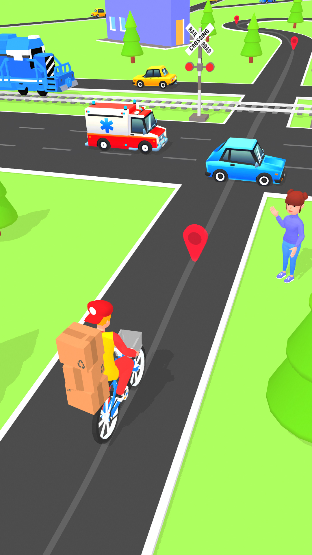اسکرین شات 6 بازی Pizza Delivery Game: Bike Game