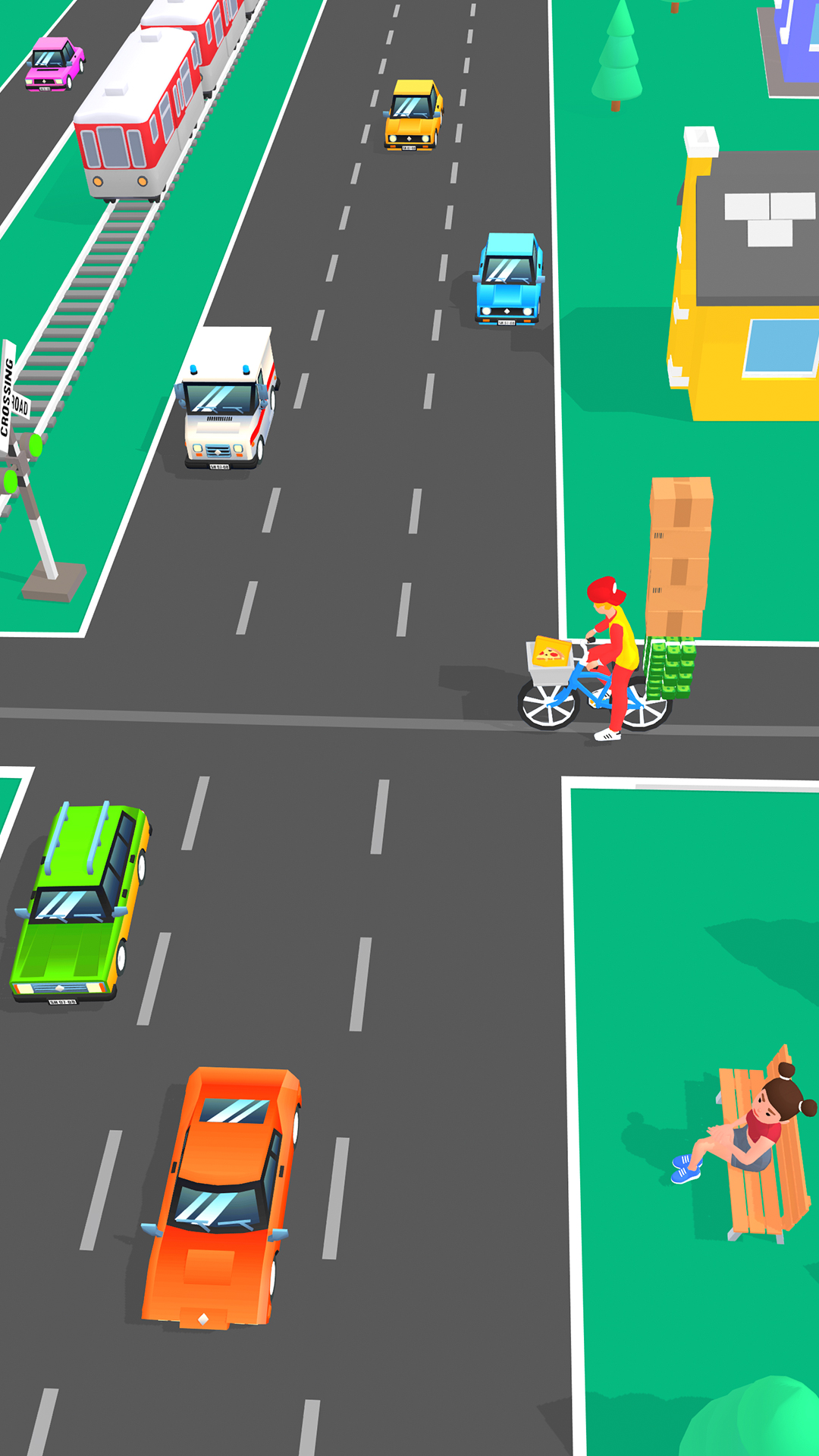 اسکرین شات 3 بازی Pizza Delivery Game: Bike Game