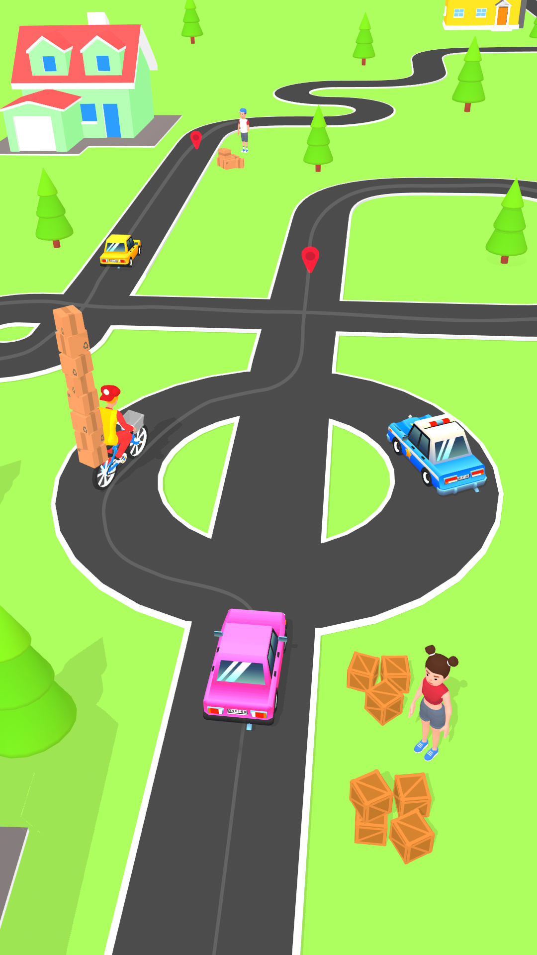 اسکرین شات 8 بازی Pizza Delivery Game: Bike Game